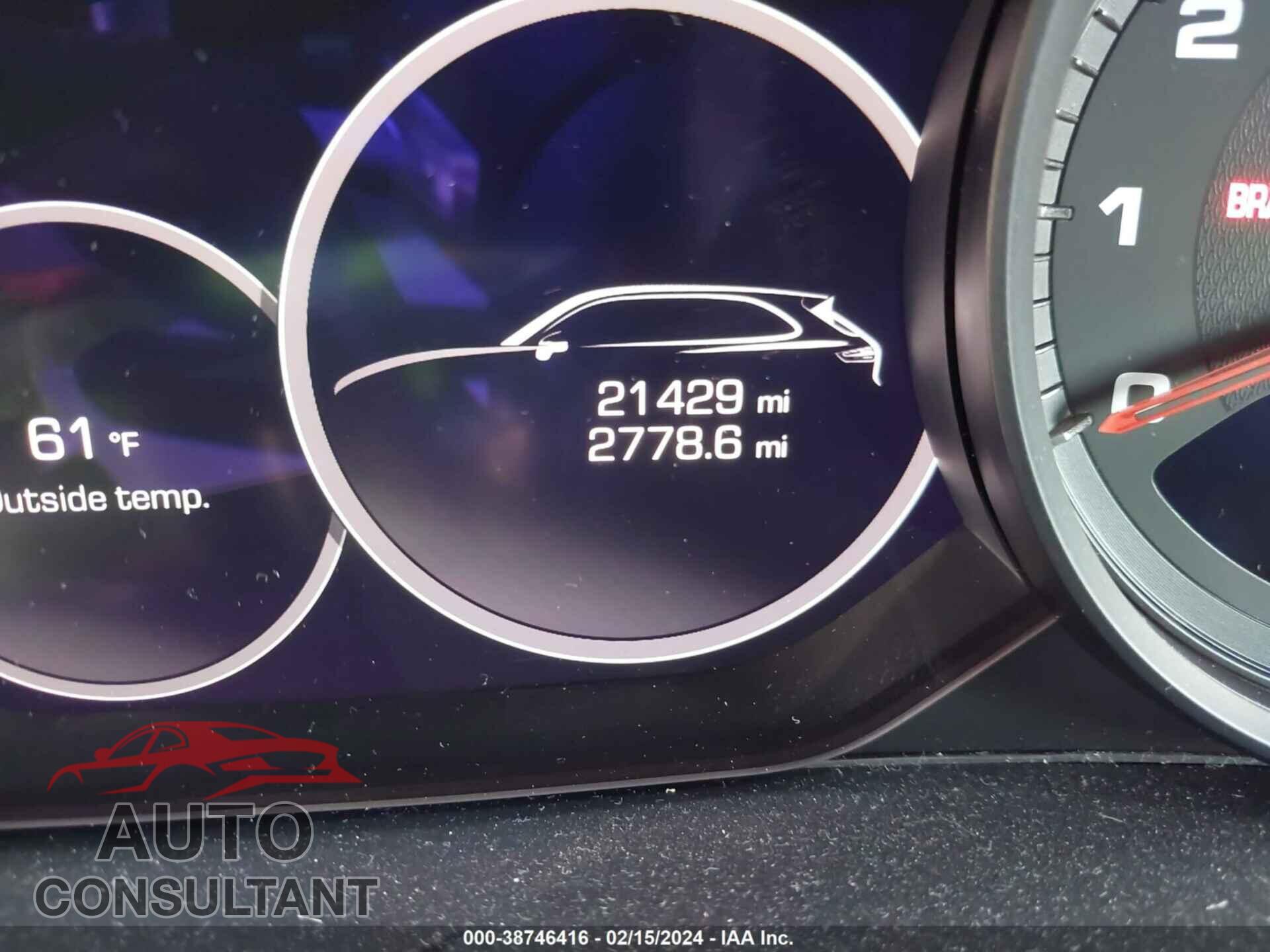 PORSCHE CAYENNE 2021 - WP1AA2AY1MDA00331