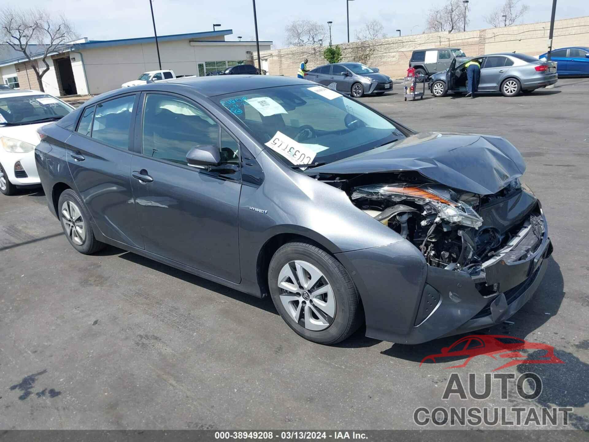 TOYOTA PRIUS 2018 - JTDKBRFU1J3082287