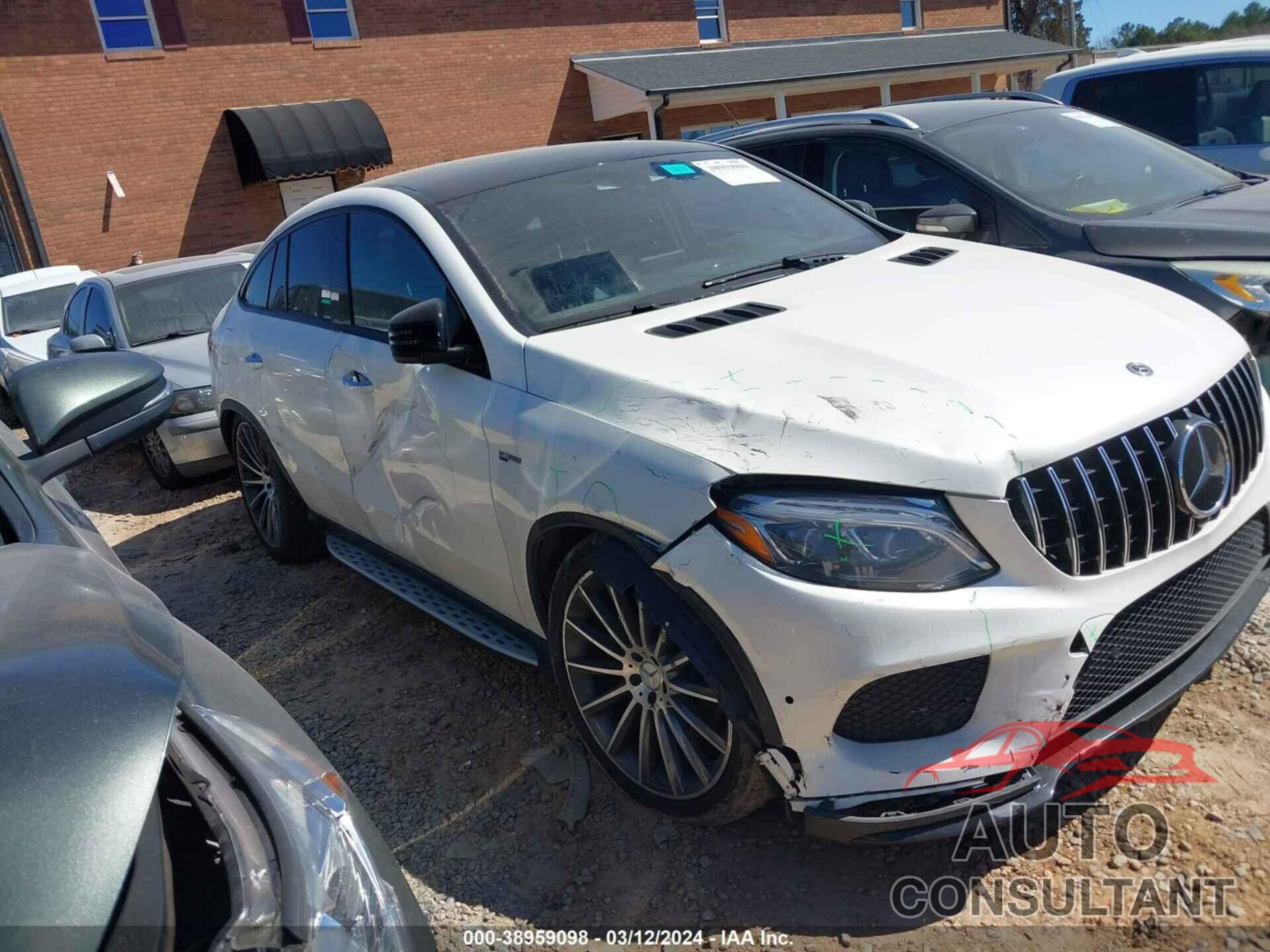 MERCEDES-BENZ AMG GLE 43 COUPE 2019 - 4JGED6EBXKA129668