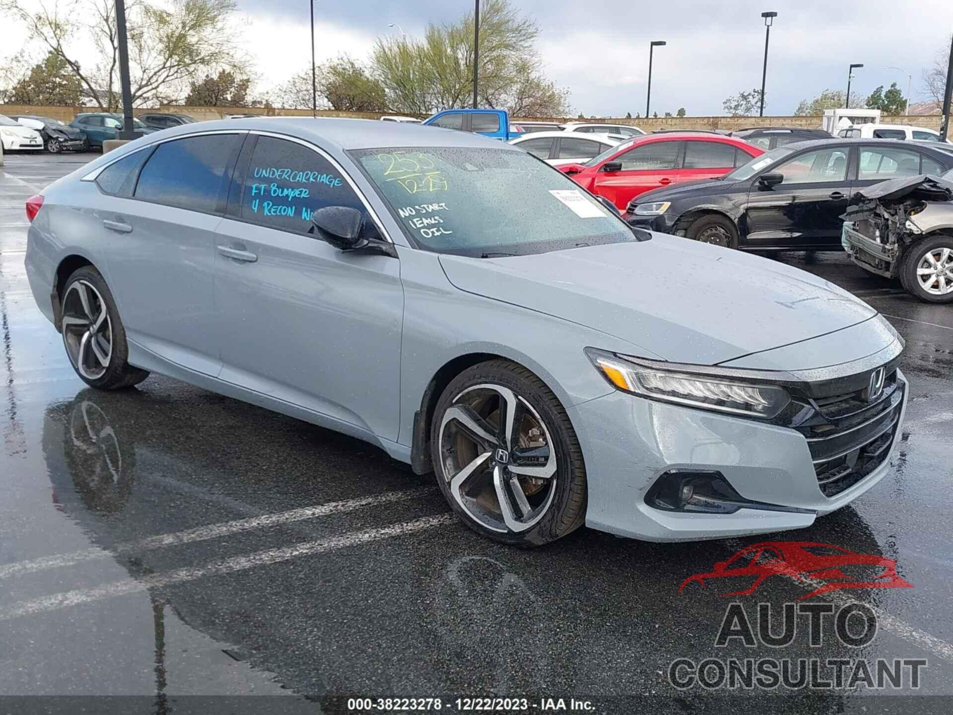 HONDA ACCORD 2021 - 1HGCV1F3XMA082567