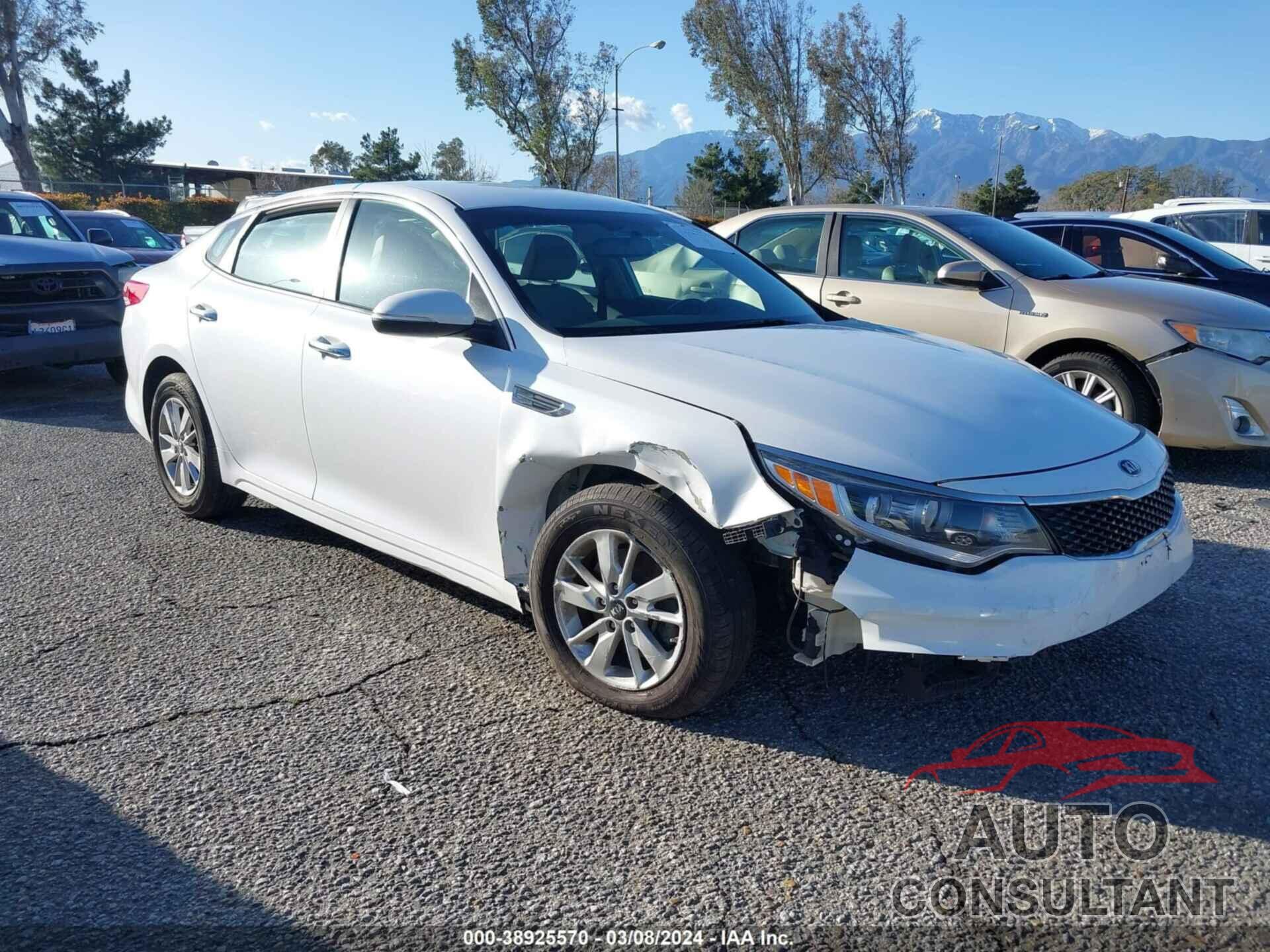 KIA OPTIMA 2016 - KNAGT4L32G5102543