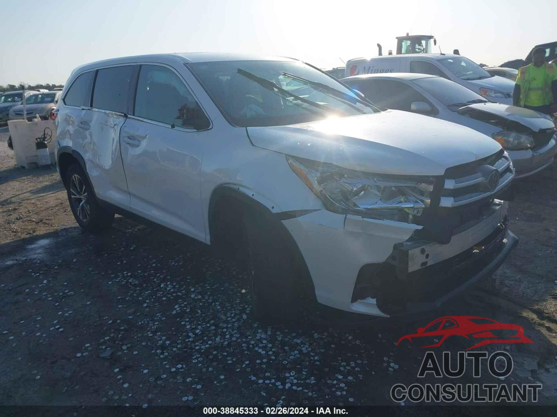 TOYOTA HIGHLANDER 2019 - 5TDZARFH7KS055048