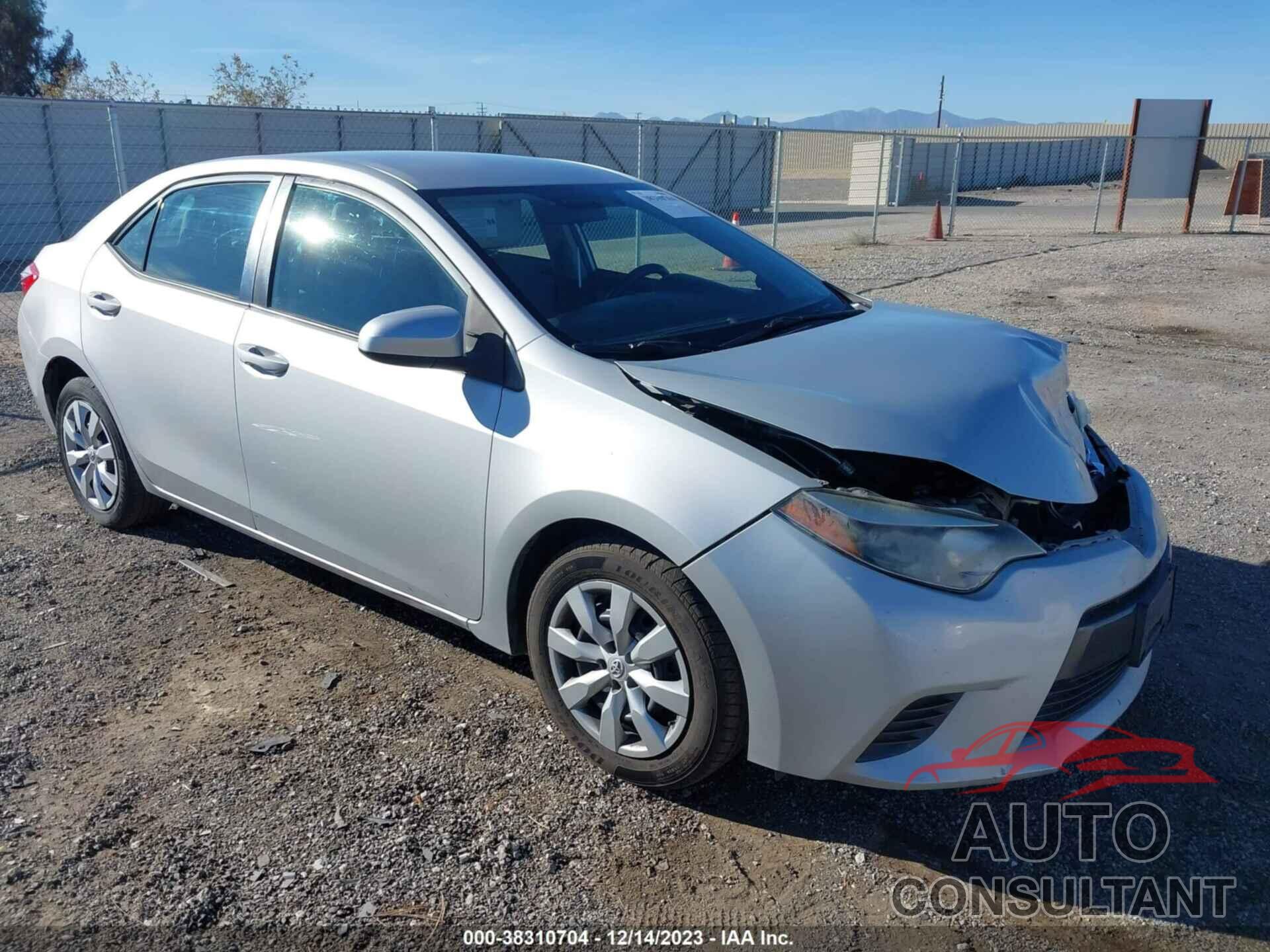 TOYOTA COROLLA 2015 - 2T1BURHE3FC436115