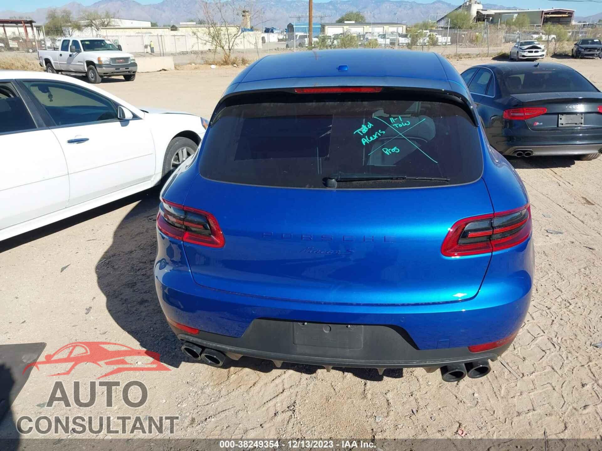 PORSCHE MACAN 2017 - WP1AB2A53HLB15253