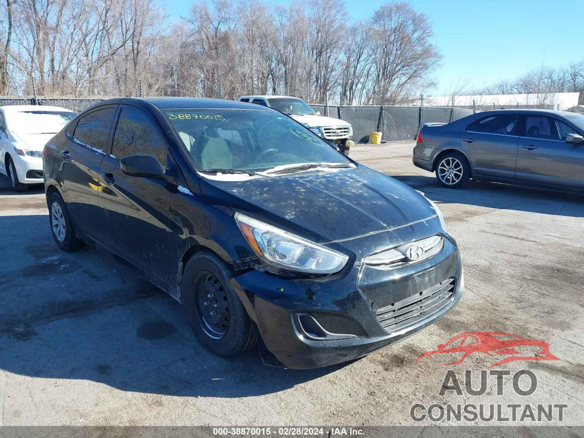 HYUNDAI ACCENT 2016 - KMHCT4AE5GU072056