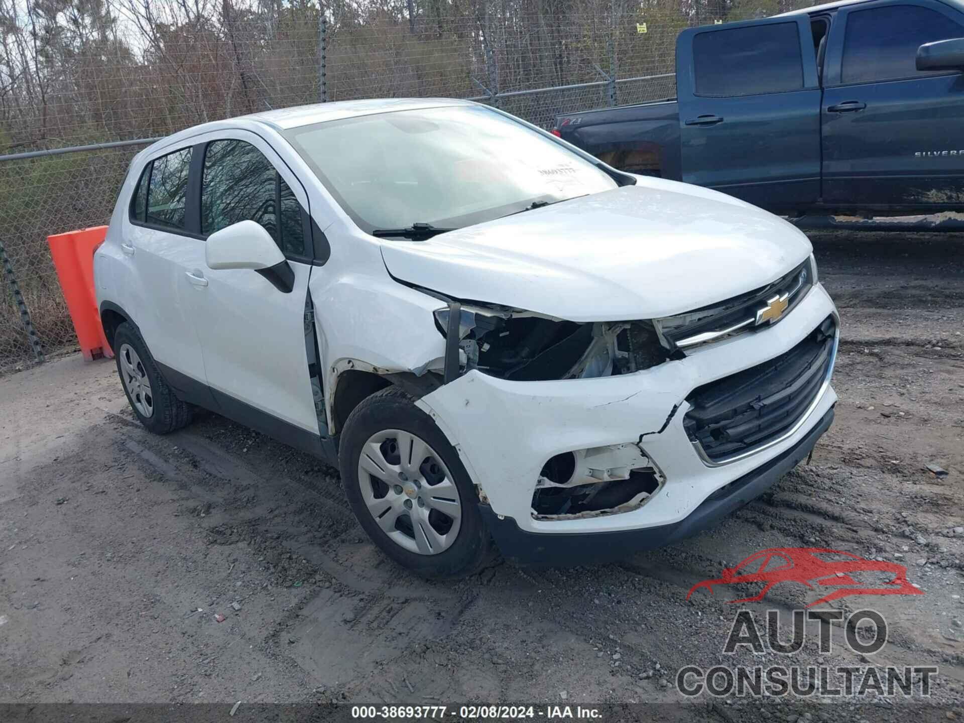 CHEVROLET TRAX 2017 - 3GNCJKSB8HL146754