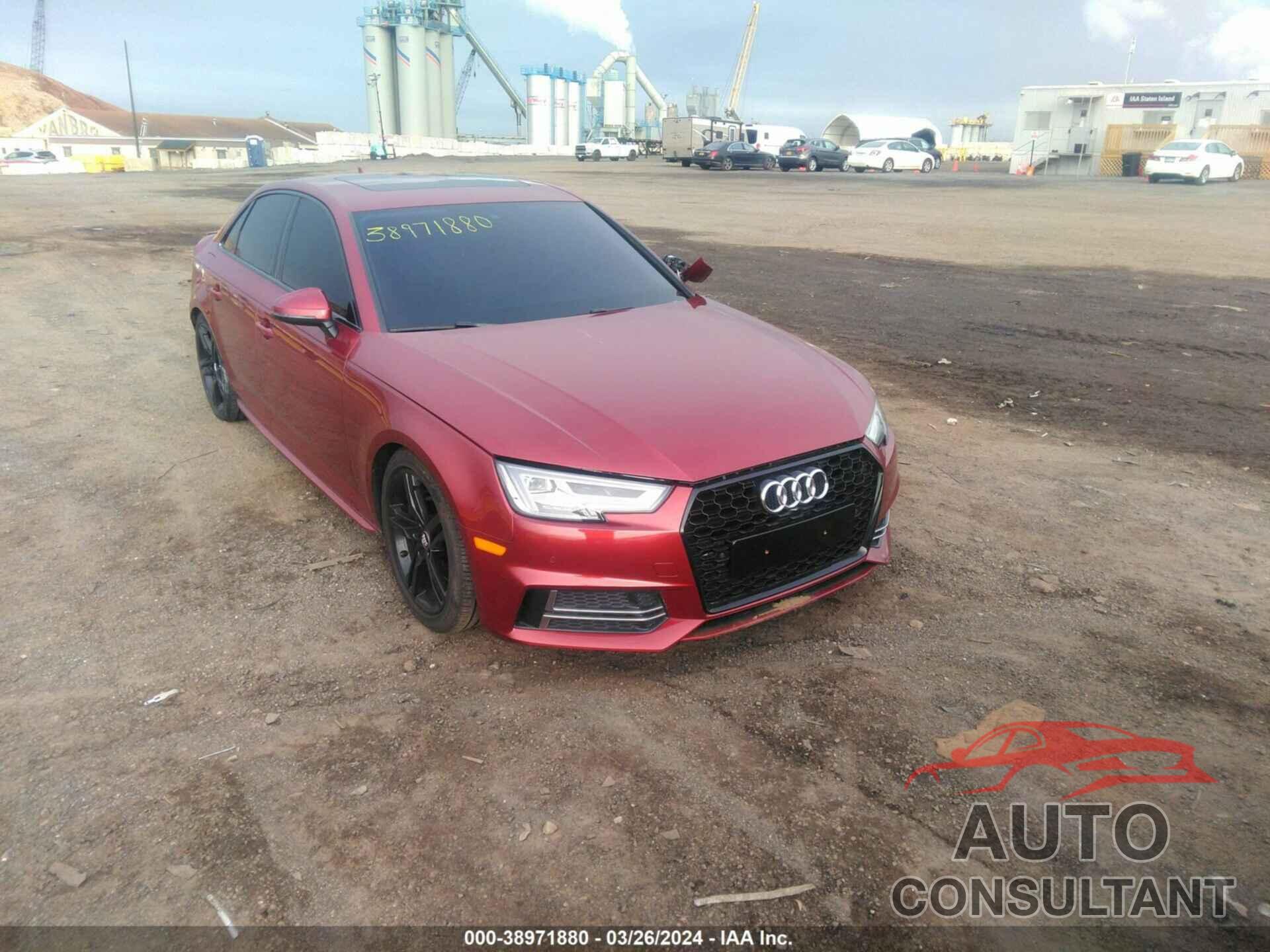 AUDI A4 2018 - WAUENAF44JA026505