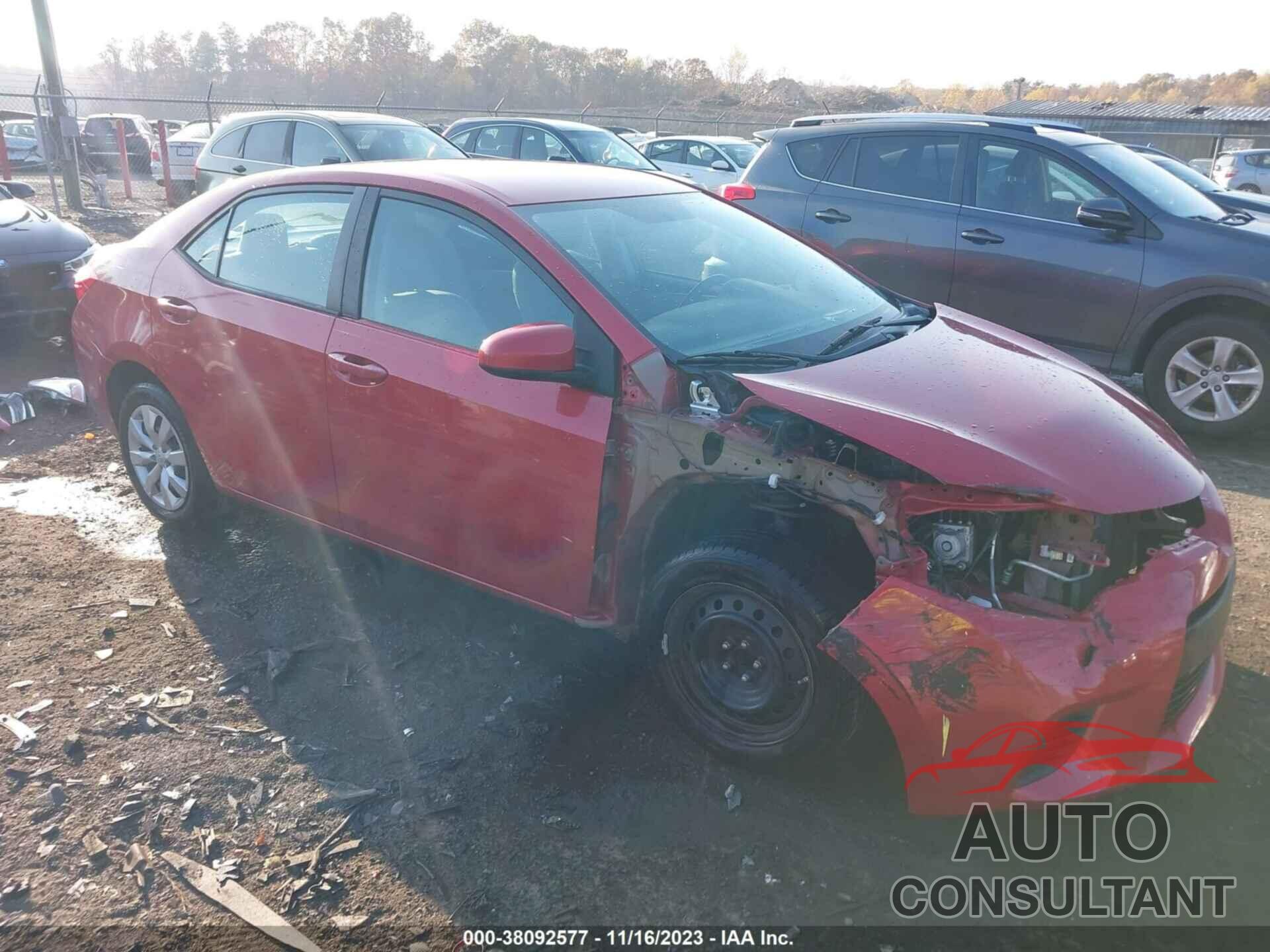 TOYOTA COROLLA 2016 - 5YFBURHE4GP441762