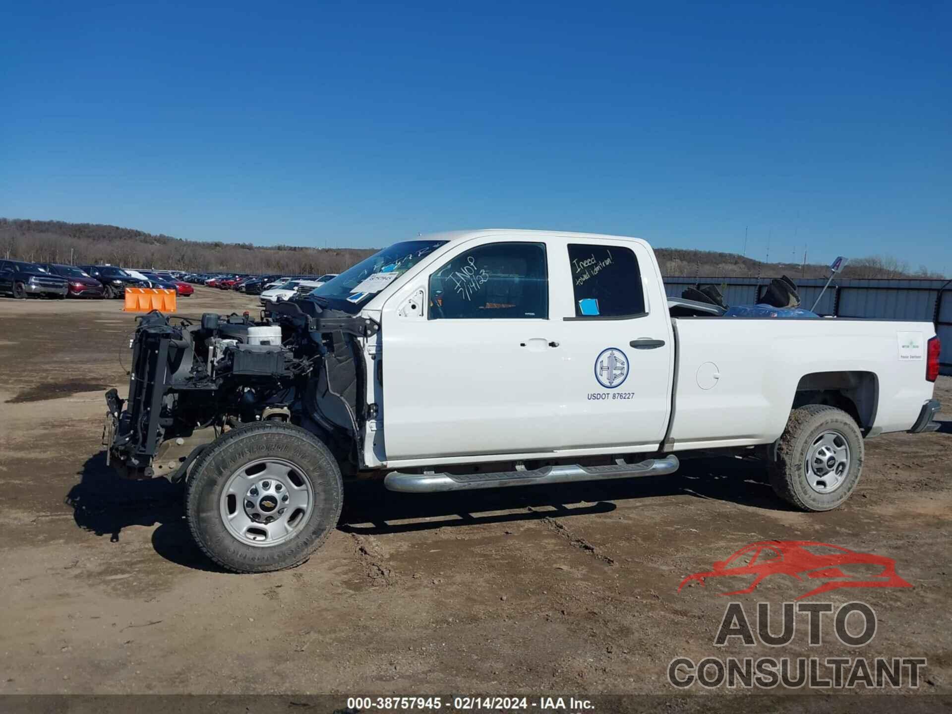 CHEVROLET SILVERADO 2500HD 2019 - 2GC2CREG3K1126077