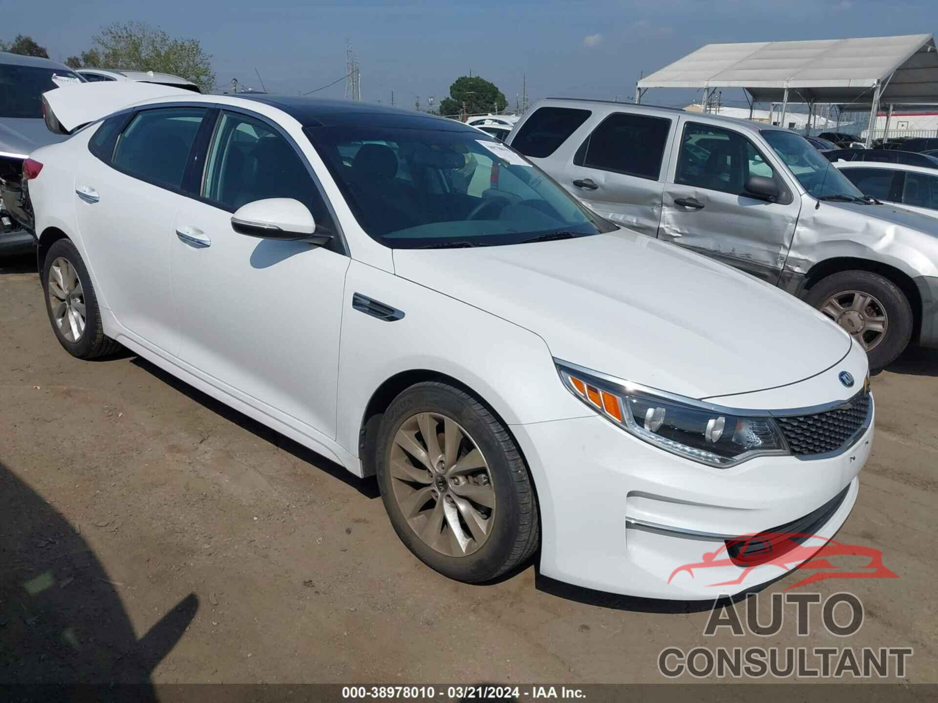 KIA OPTIMA 2016 - 5XXGU4L31GG087268
