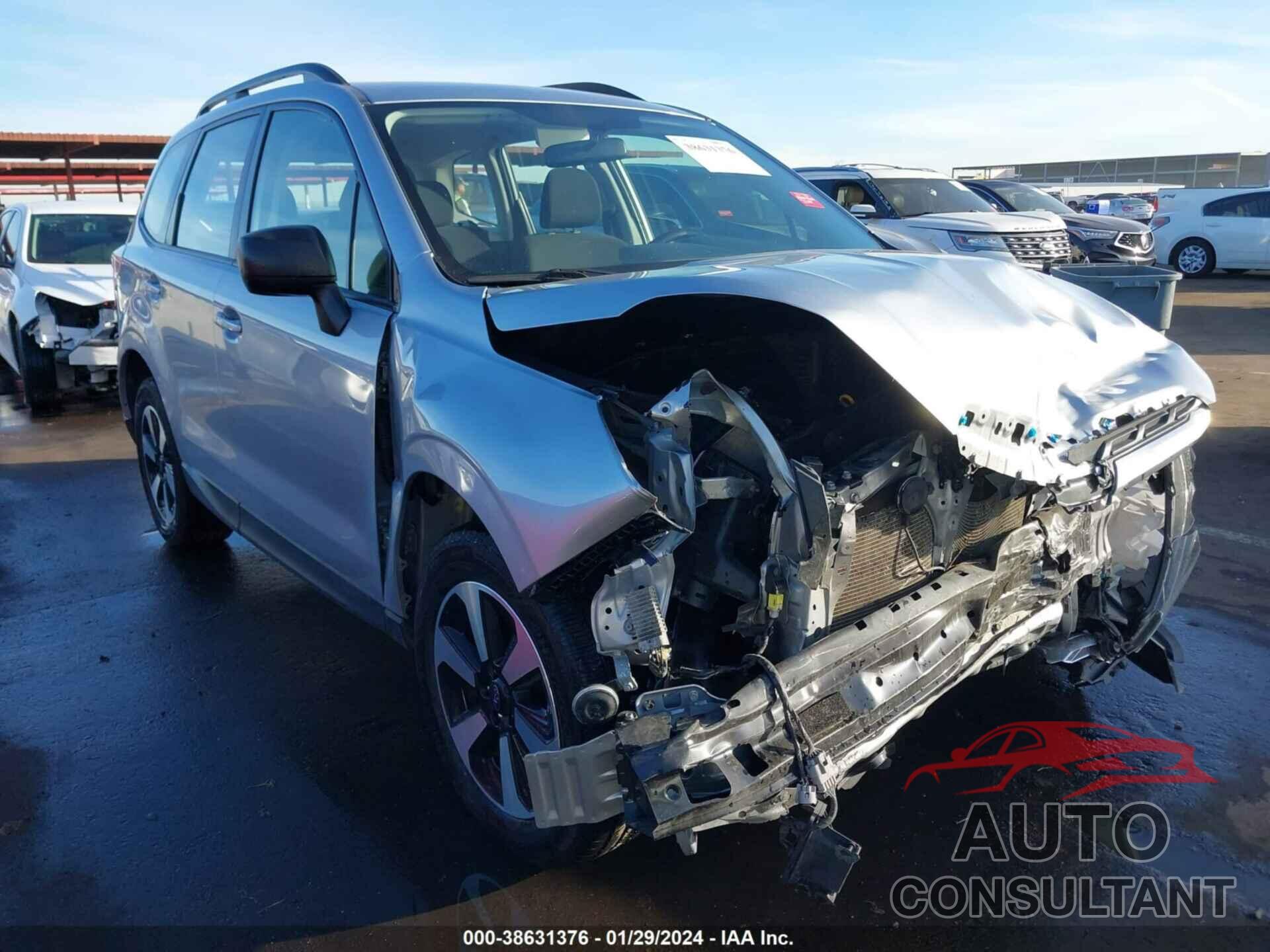 SUBARU FORESTER 2018 - JF2SJABC5JH485520