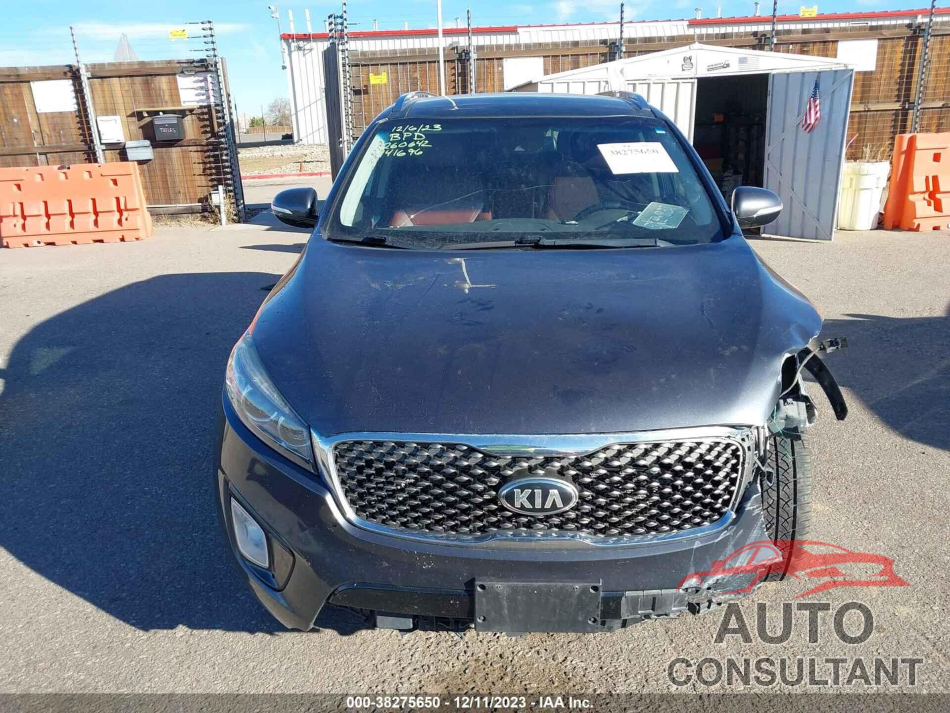 KIA SORENTO 2017 - 5XYPKDA50HG260642