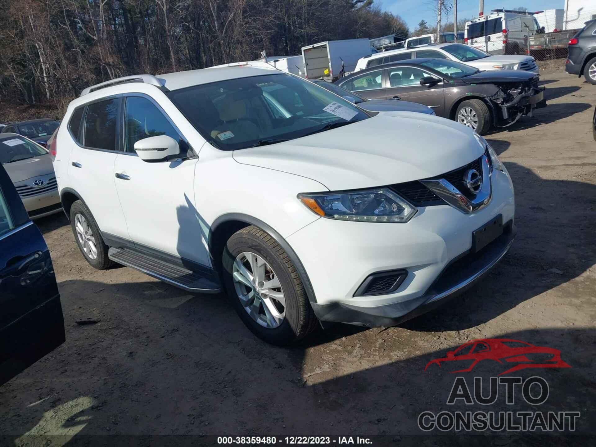 NISSAN ROGUE 2016 - KNMAT2MV2GP691658