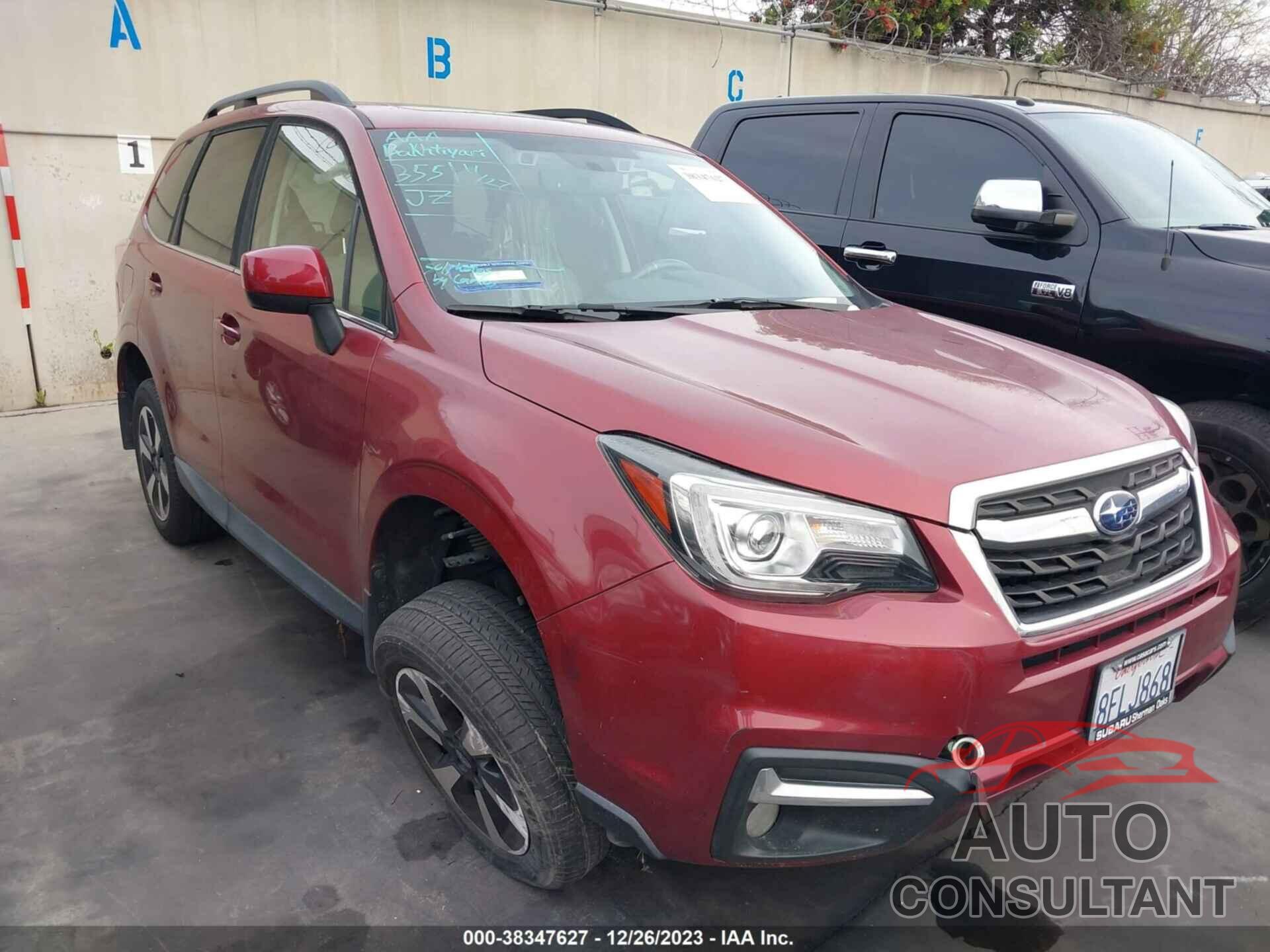 SUBARU FORESTER 2018 - JF2SJARC7JH583535