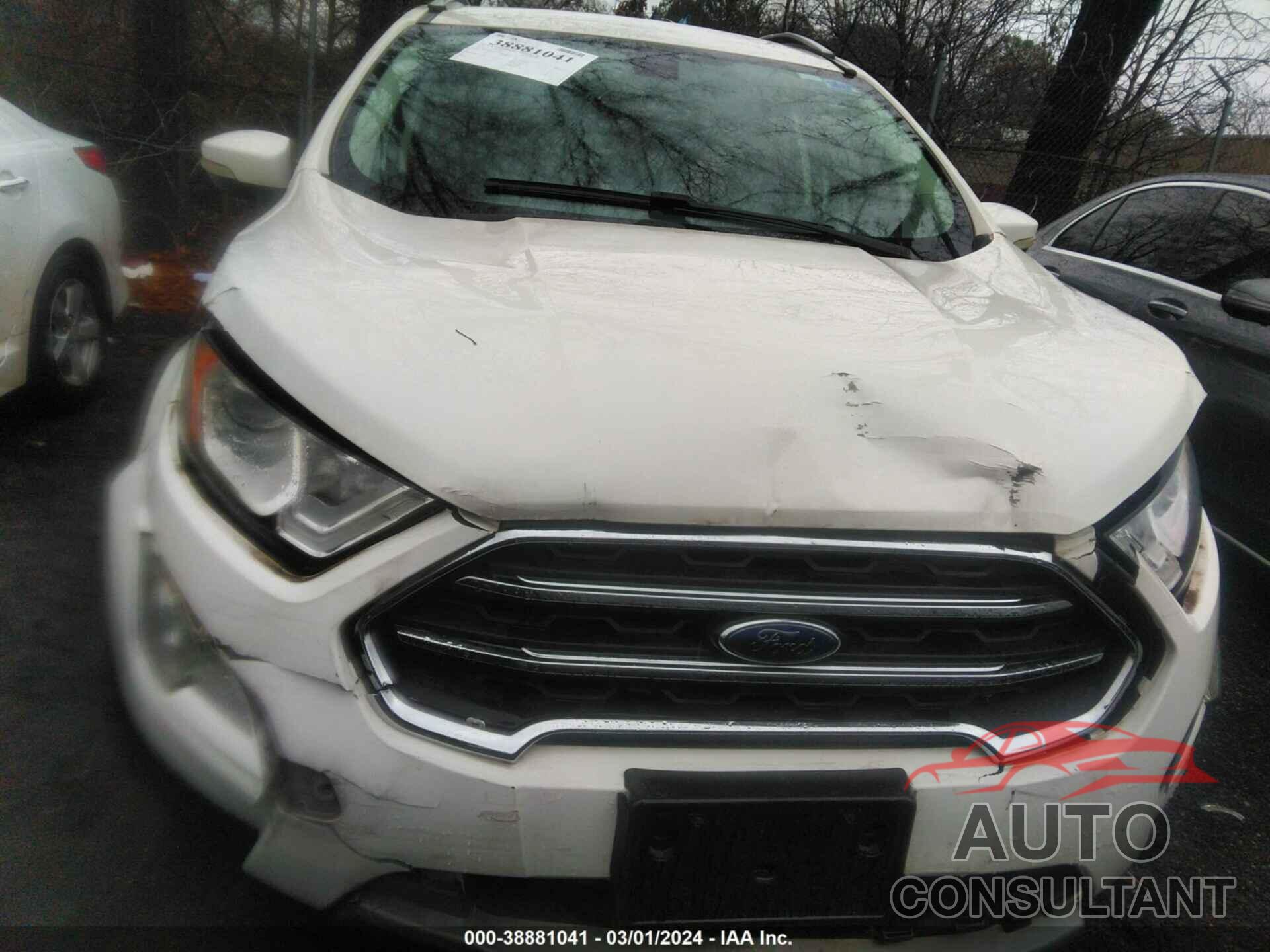 FORD ECOSPORT 2018 - MAJ3P1VE9JC174920