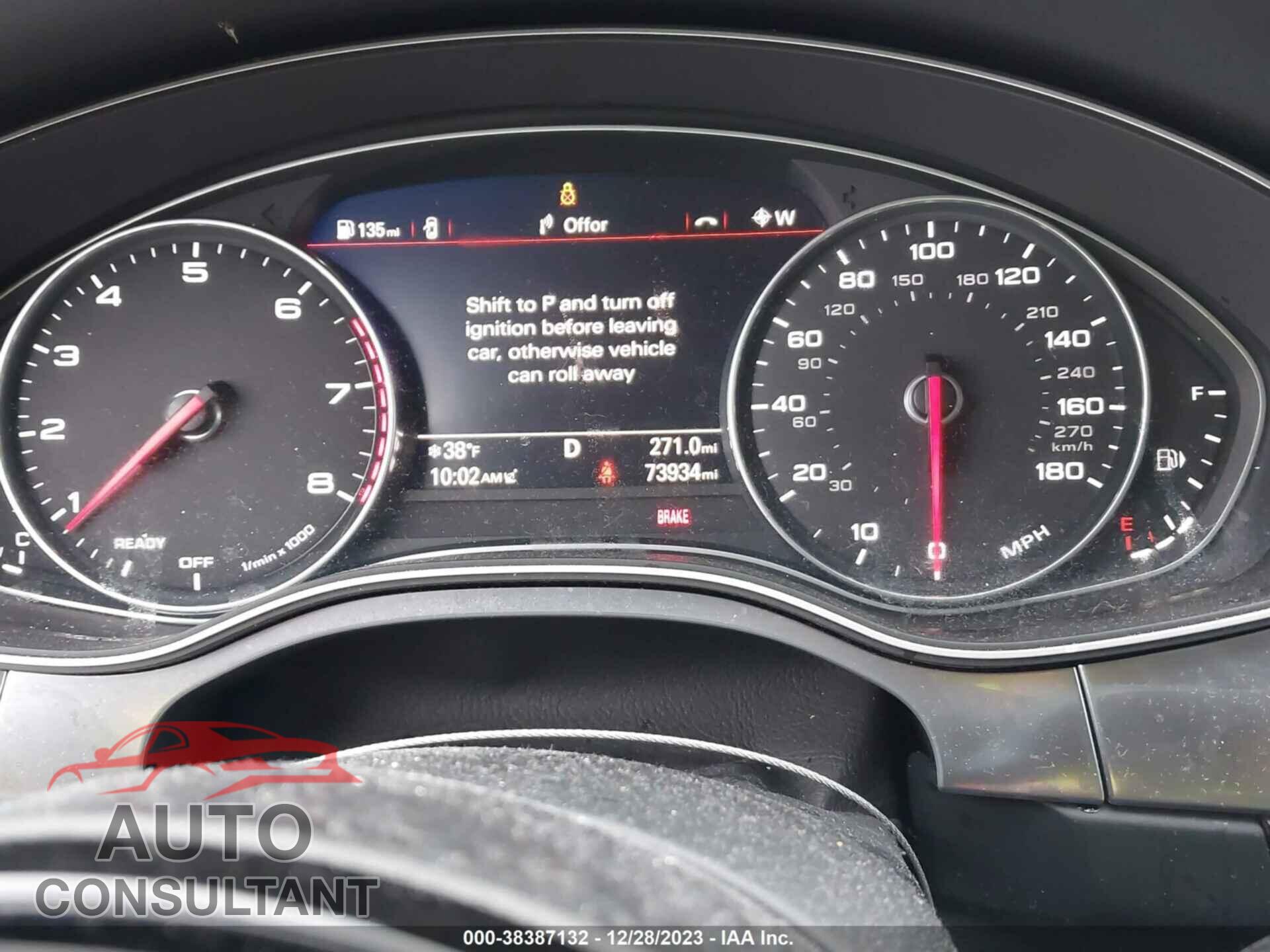 AUDI A6 2017 - WAUF2AFC6HN007784