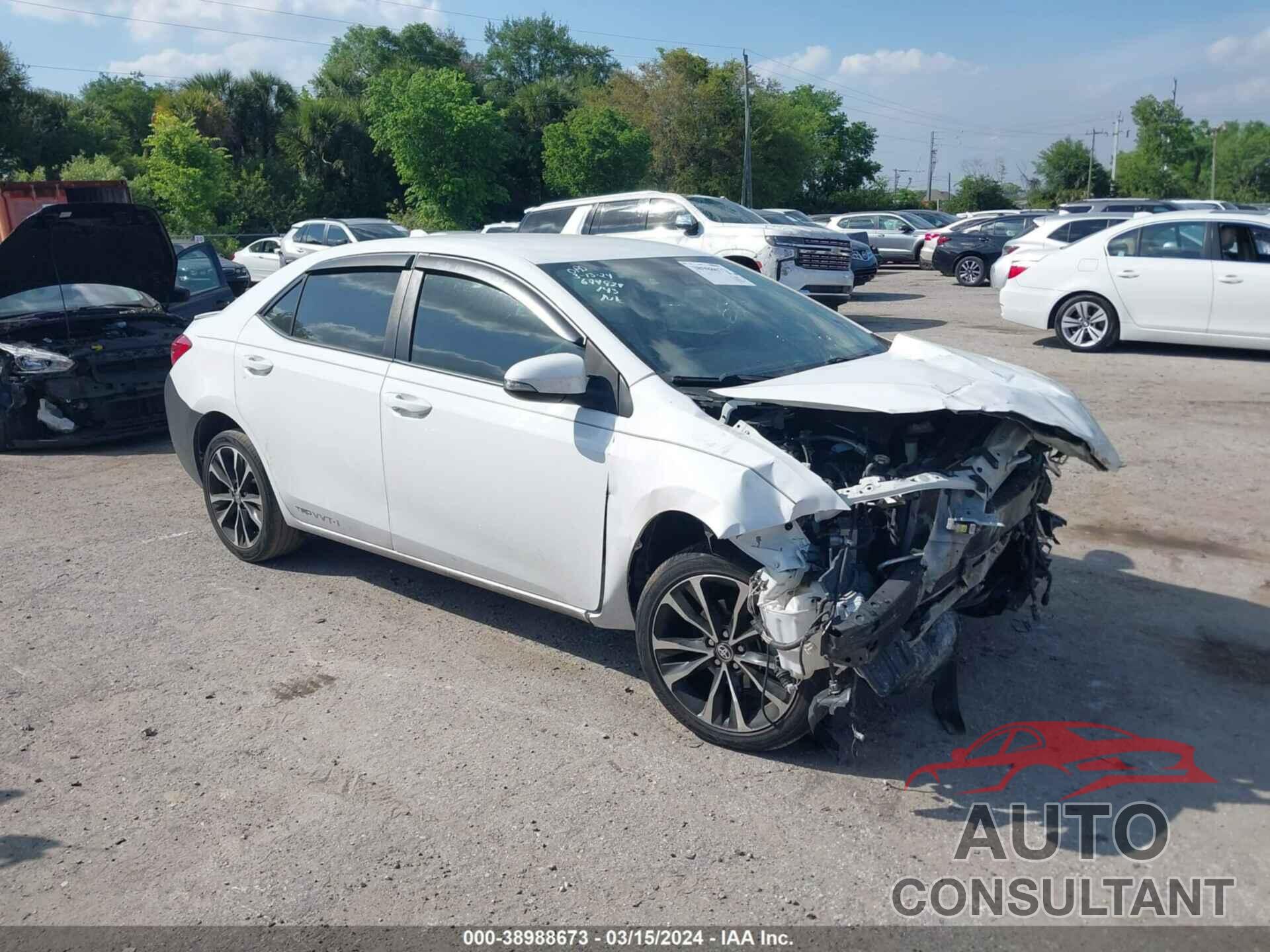 TOYOTA COROLLA 2019 - 5YFBURHE5KP902668