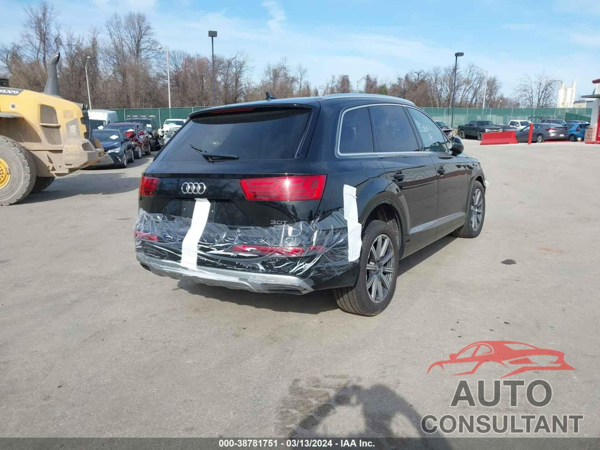 AUDI Q7 2017 - WA1VABF73HD033219