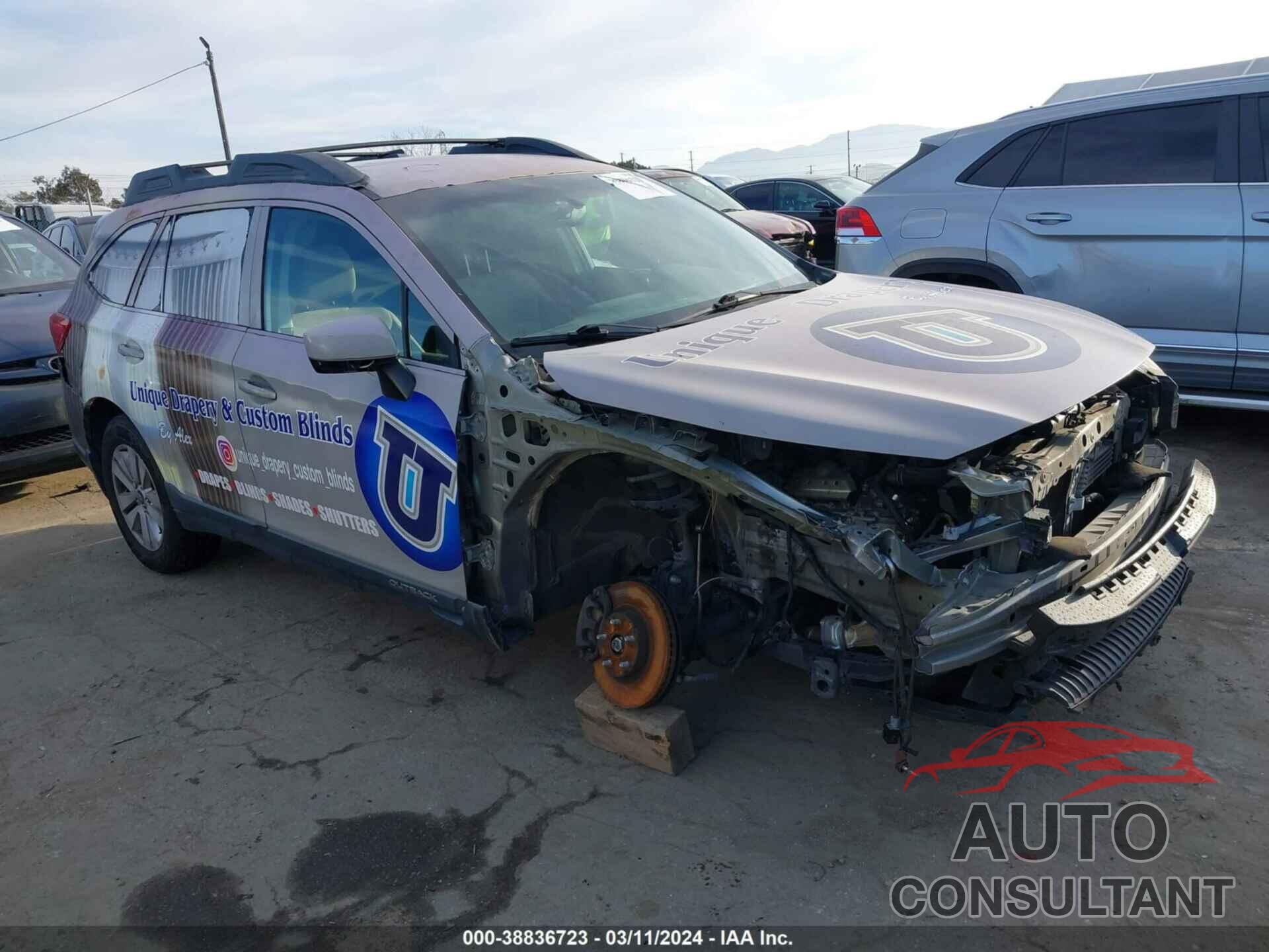 SUBARU OUTBACK 2017 - 4S4BSACC0H3341872