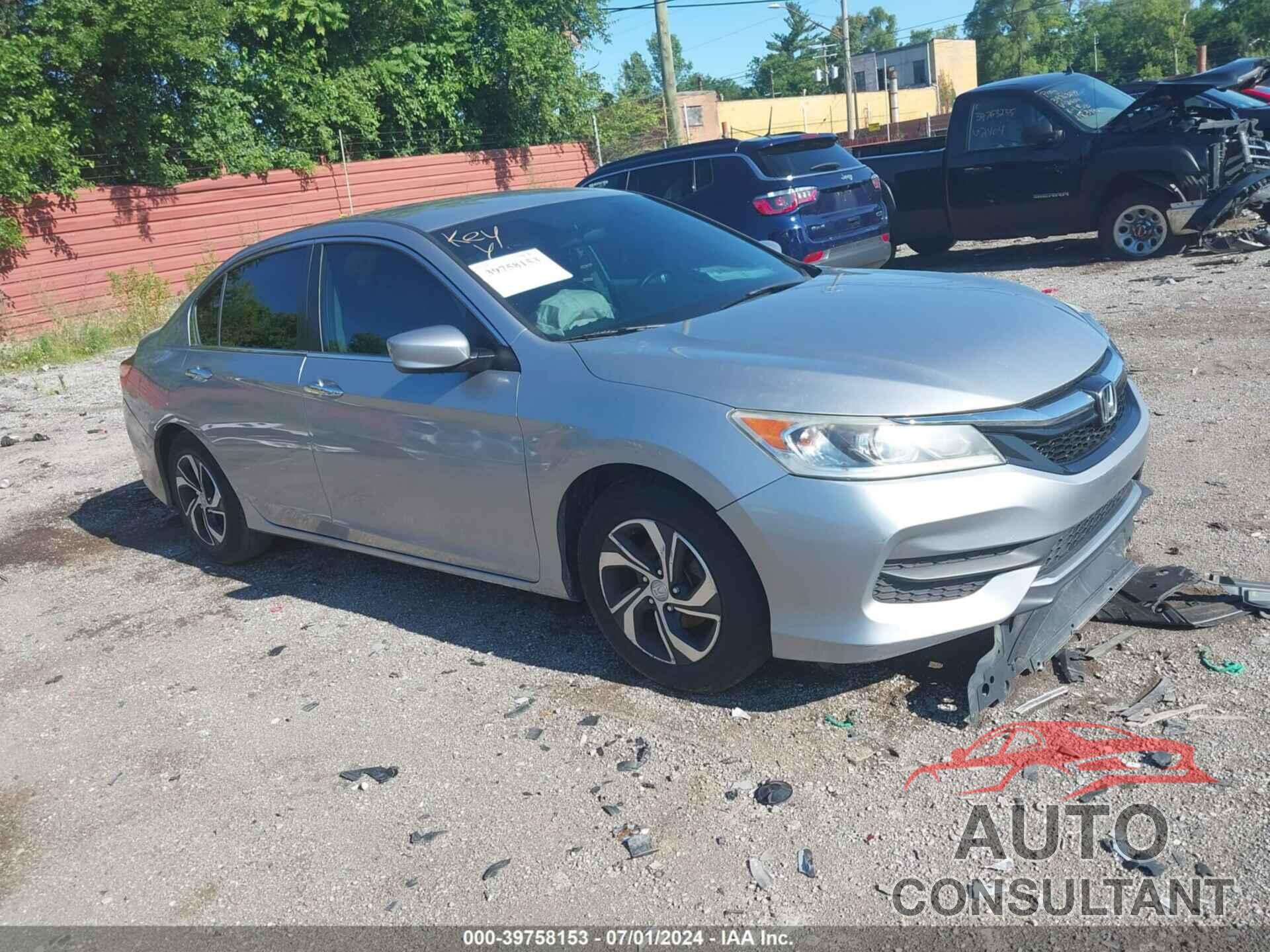 HONDA ACCORD 2016 - 1HGCR2F30GA065050