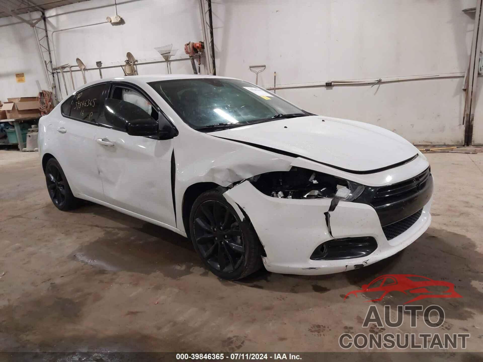 DODGE DART 2016 - 1C3CDFFAXGD821148