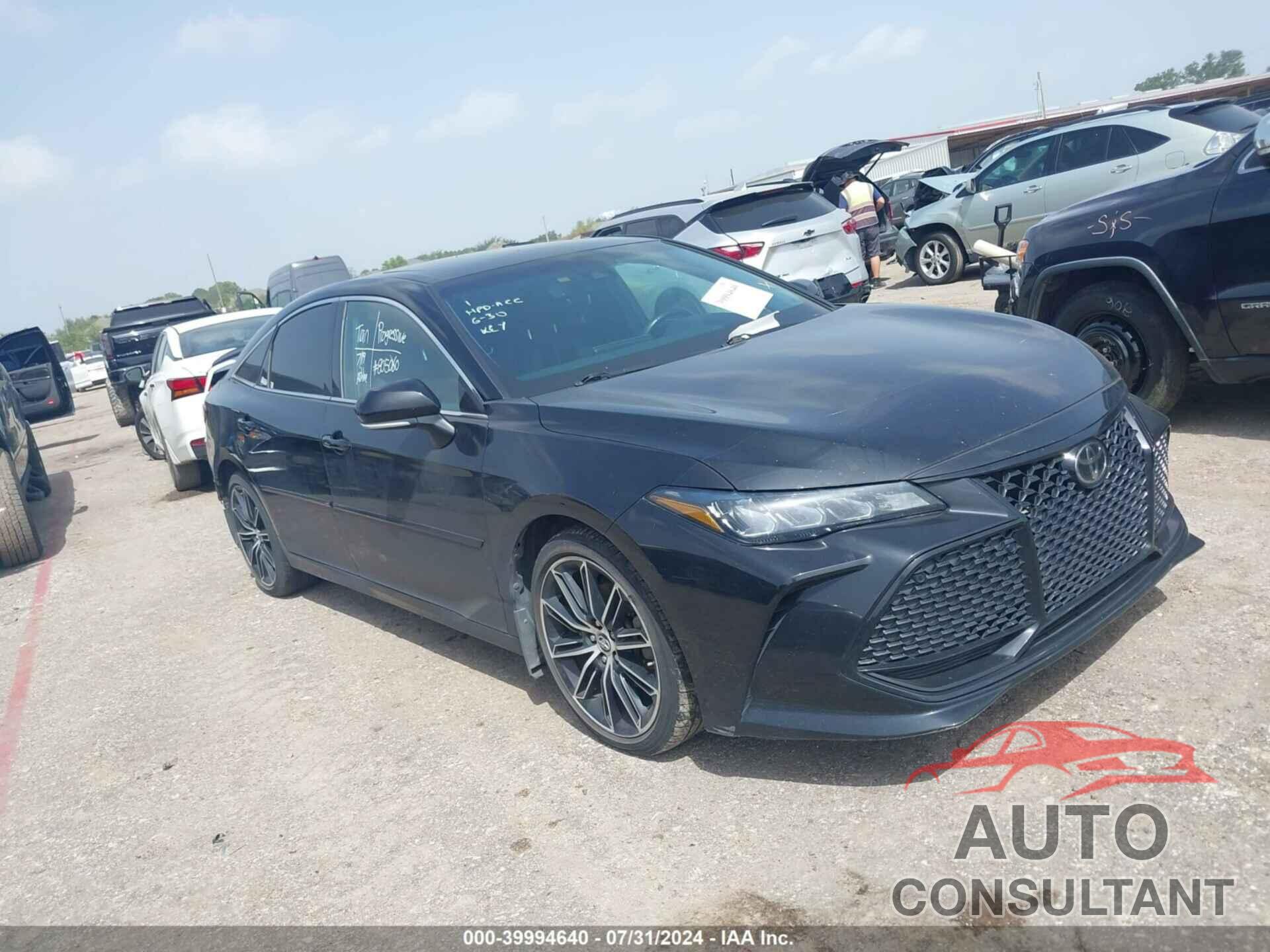 TOYOTA AVALON 2019 - 4T1BZ1FB9KU021420