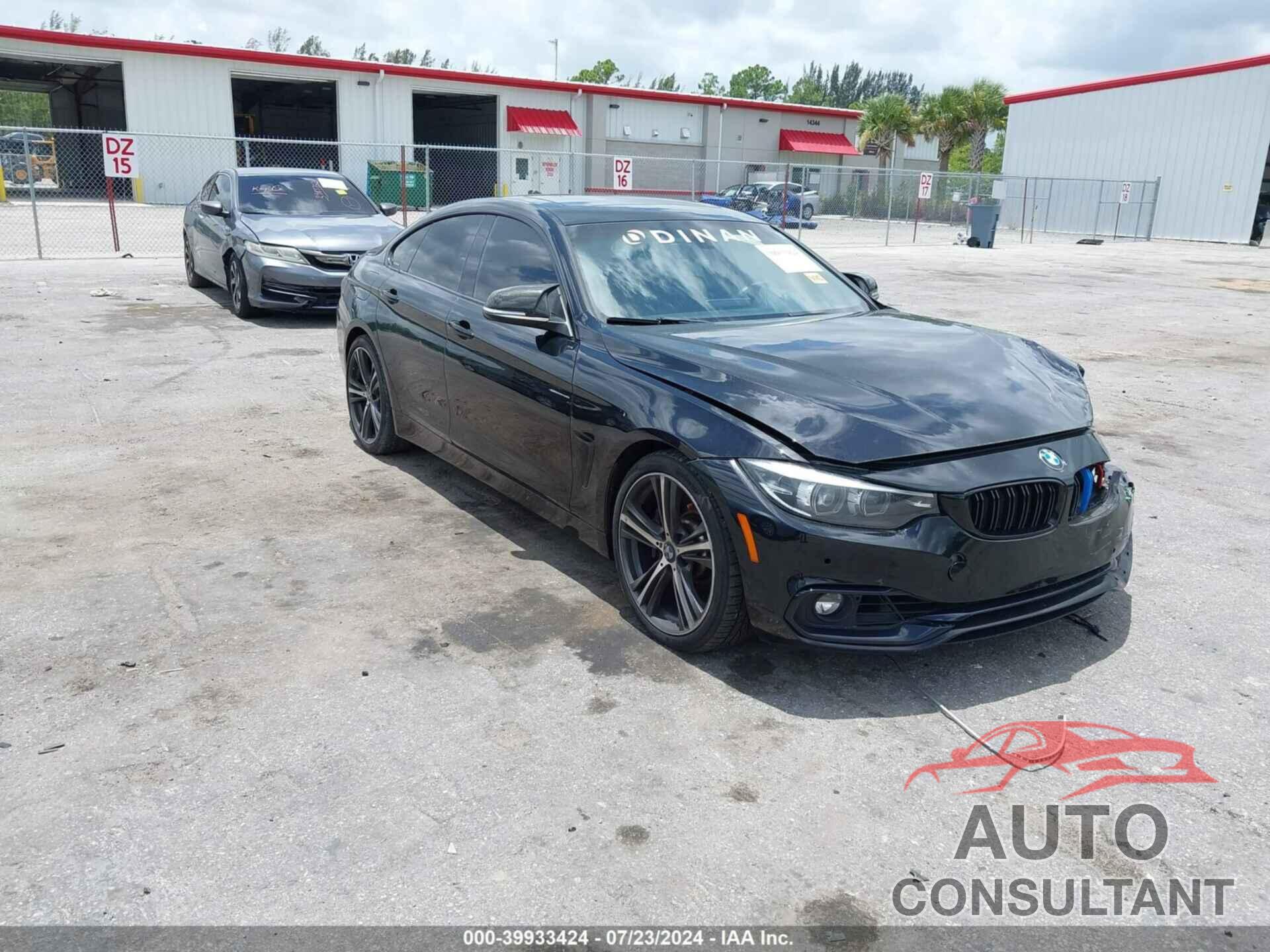 BMW 440I GRAN COUPE 2018 - WBA4J5C57JBF06837