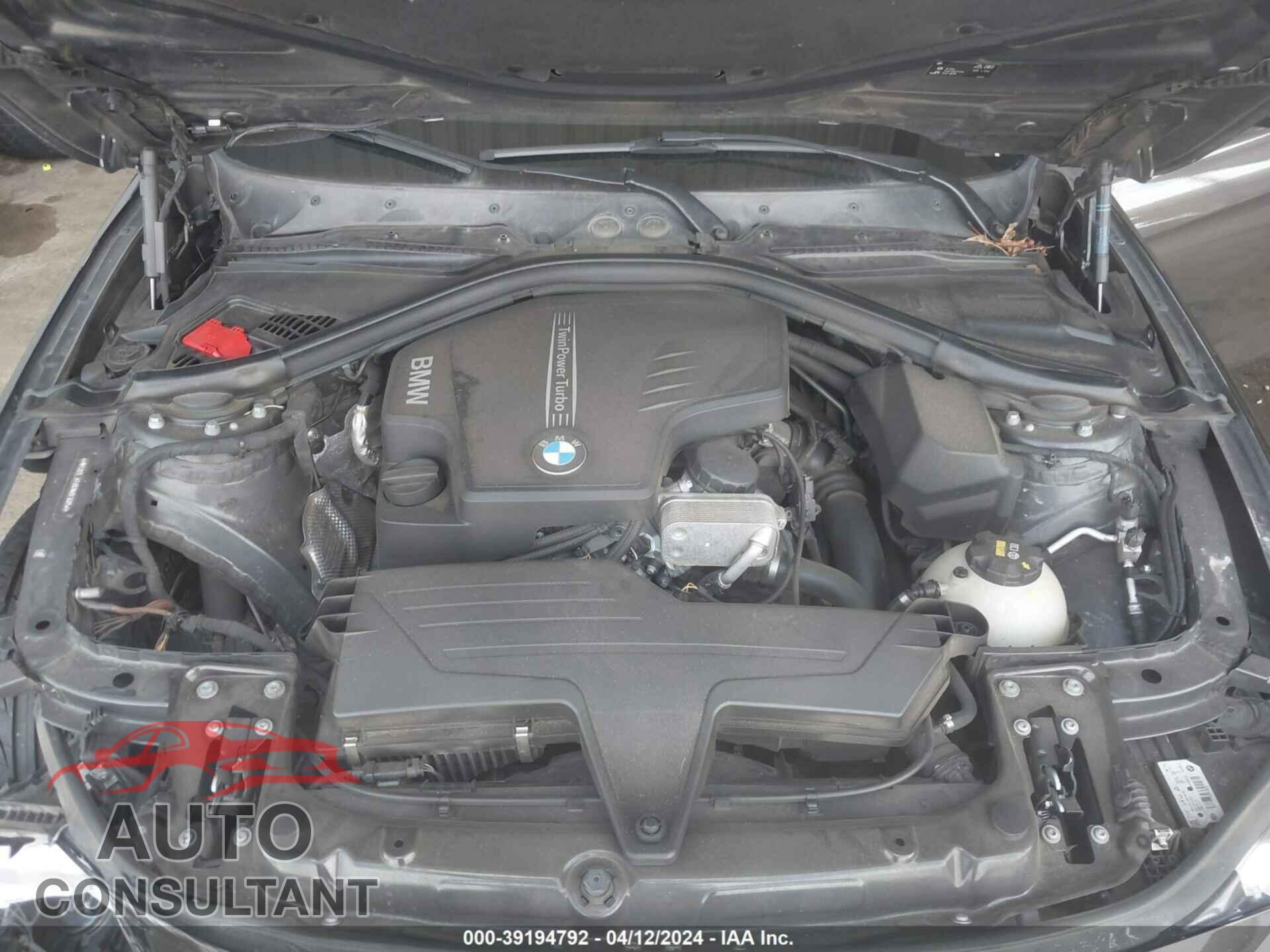 BMW 328I 2016 - WBA8E3G59GNU03685