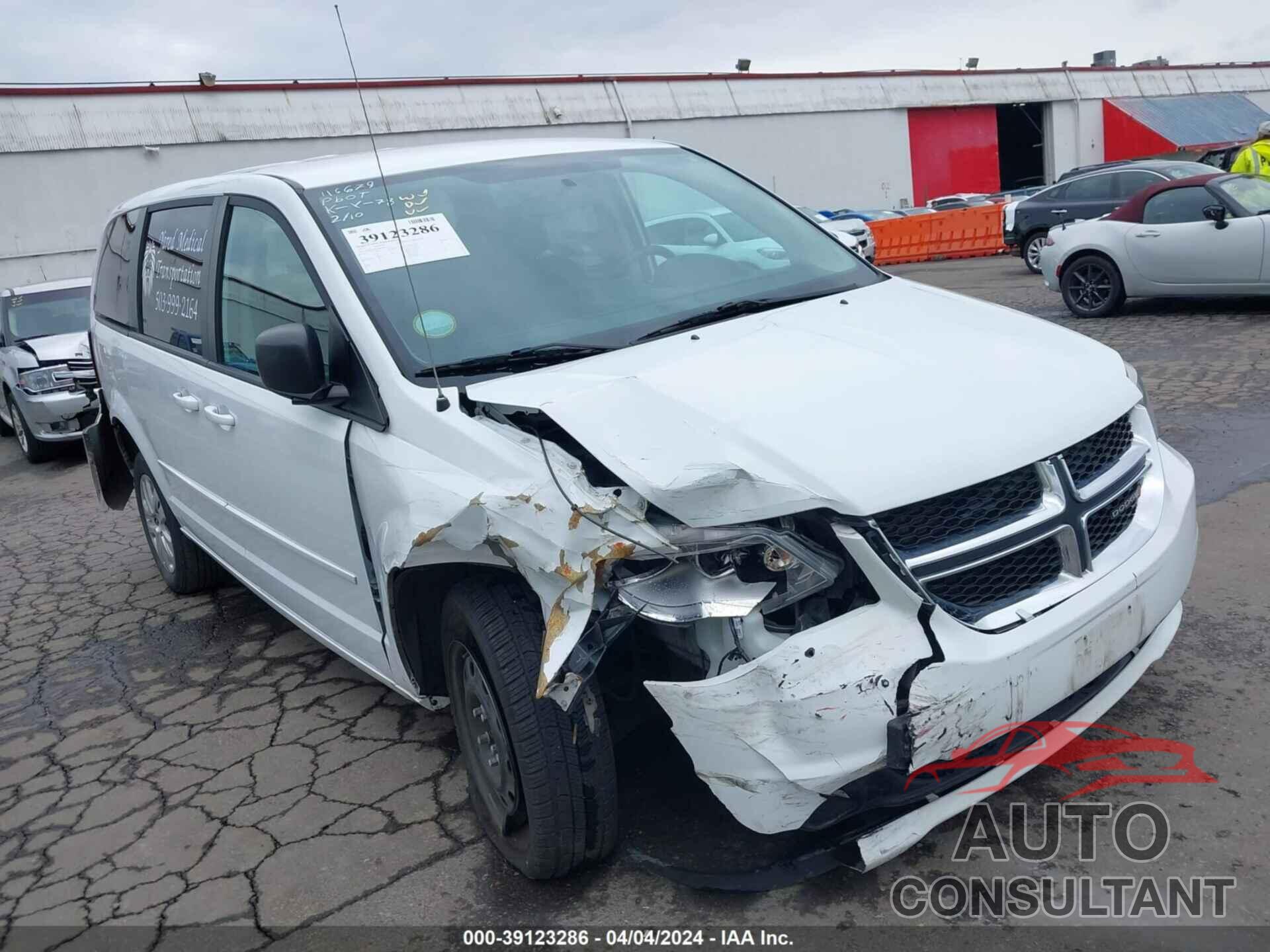 DODGE GRAND CARAVAN 2017 - 2C4RDGBG4HR860127