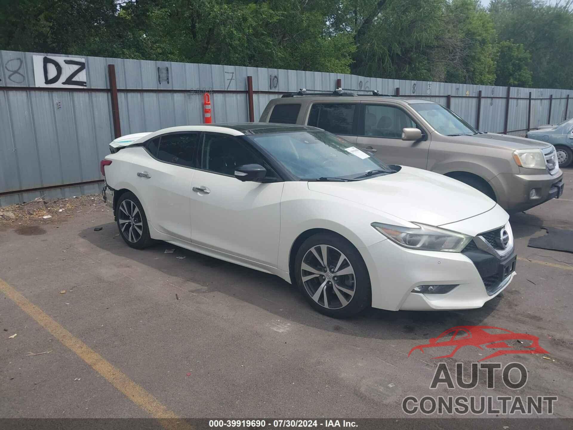 NISSAN MAXIMA 2017 - 1N4AA6AP4HC361358