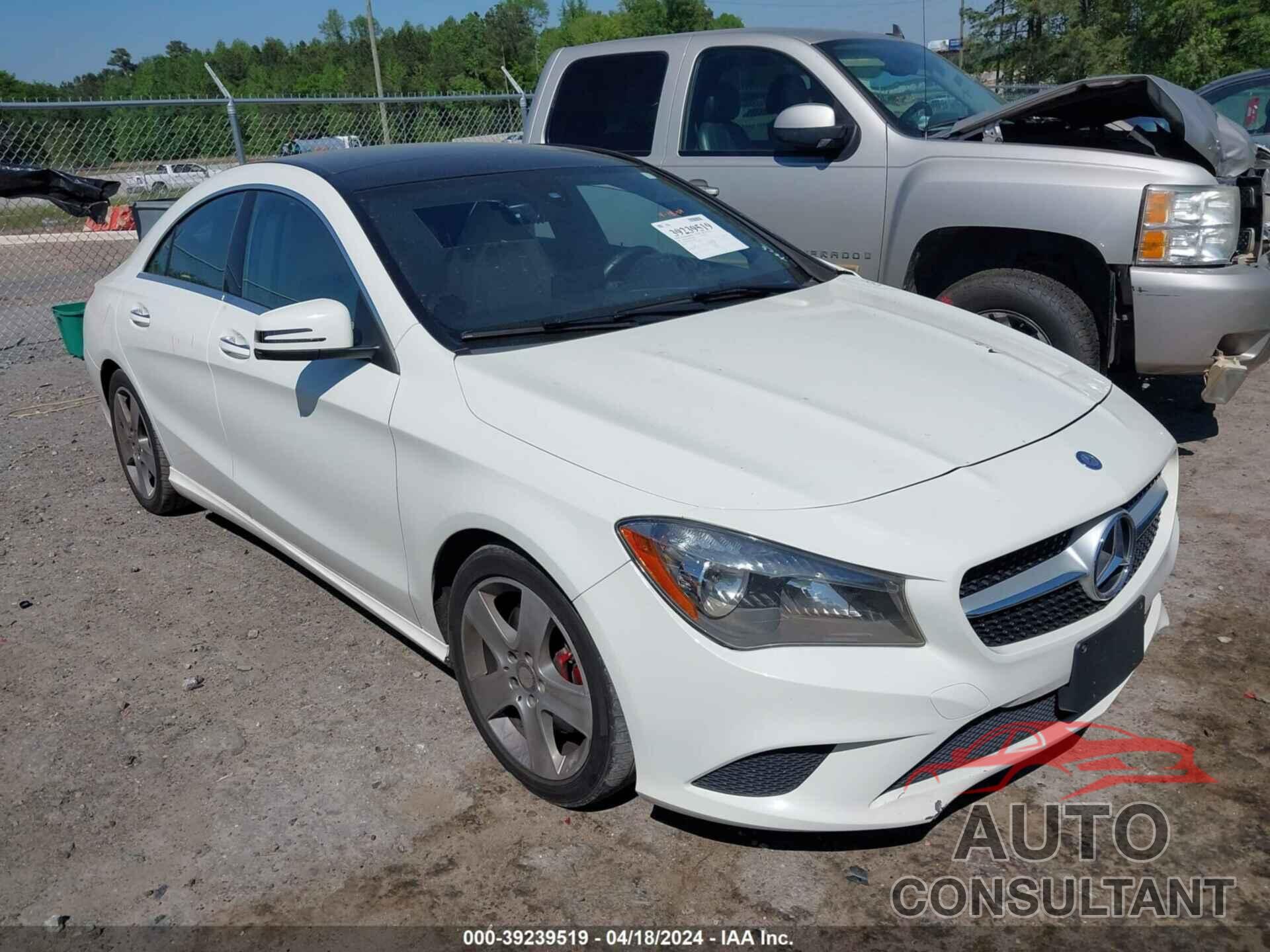 MERCEDES-BENZ CLA 250 2016 - WDDSJ4EB3GN387086