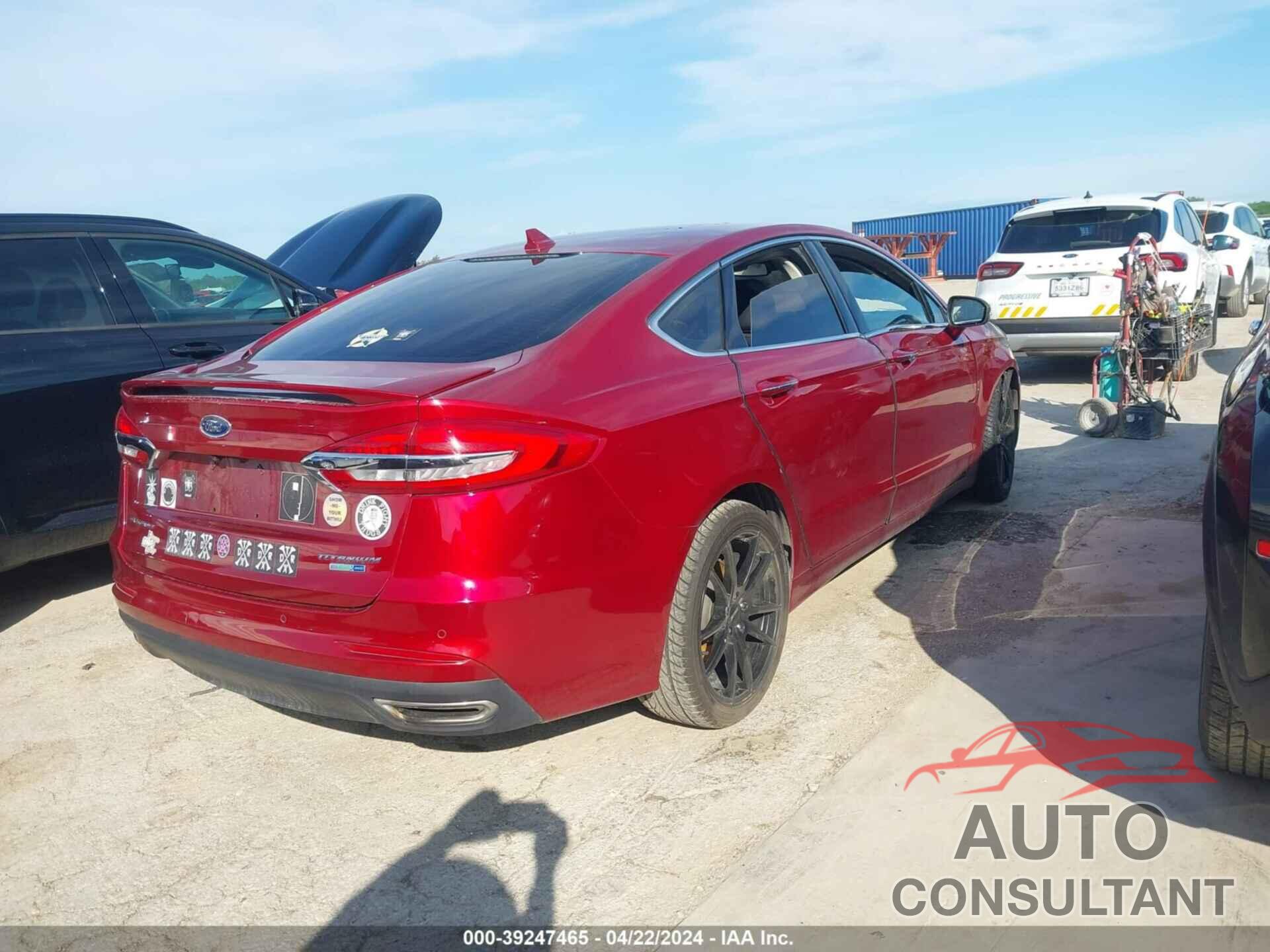 FORD FUSION 2019 - 3FA6P0D9XKR184614