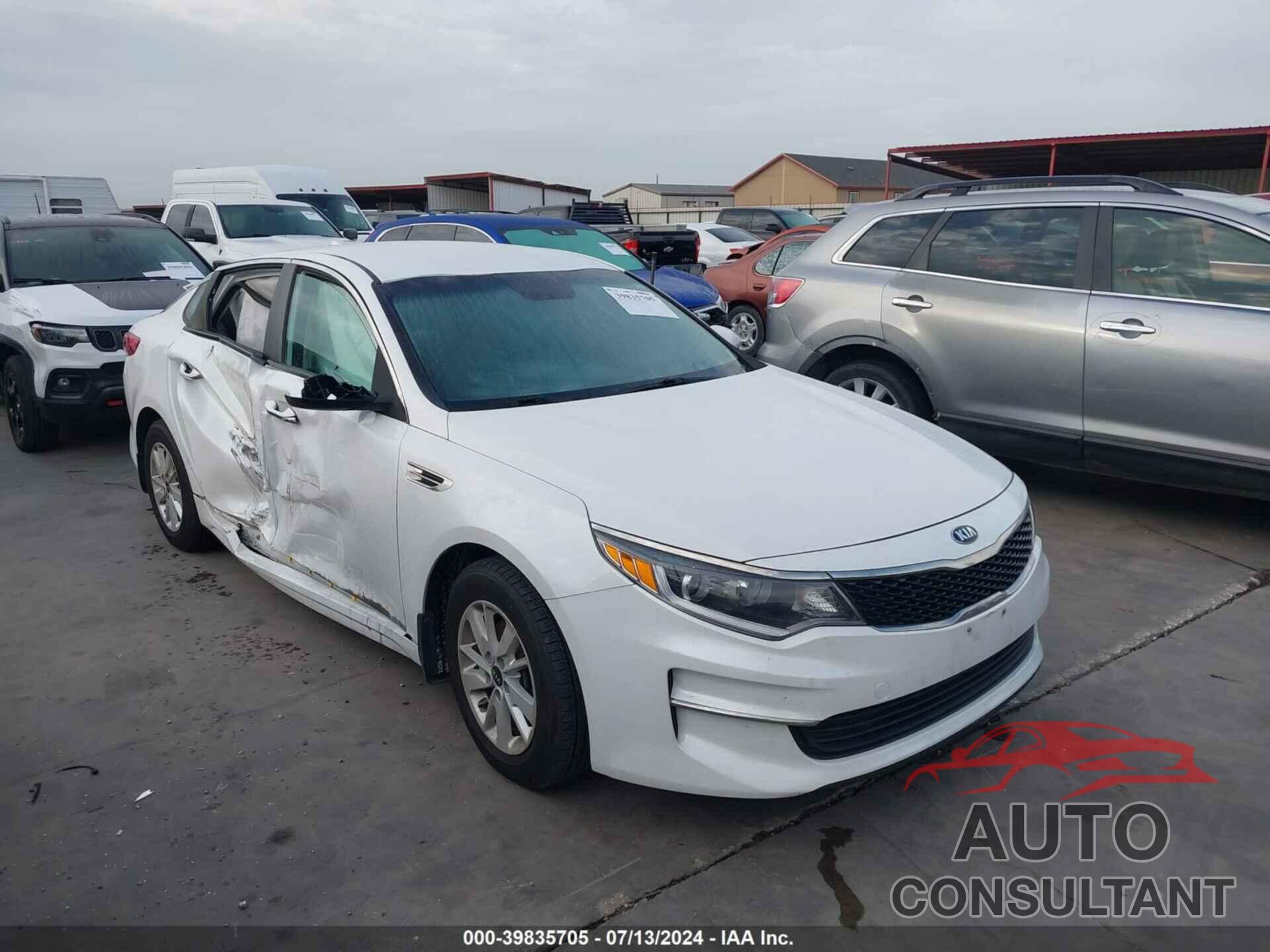 KIA OPTIMA 2016 - KNAGT4L35G5074060
