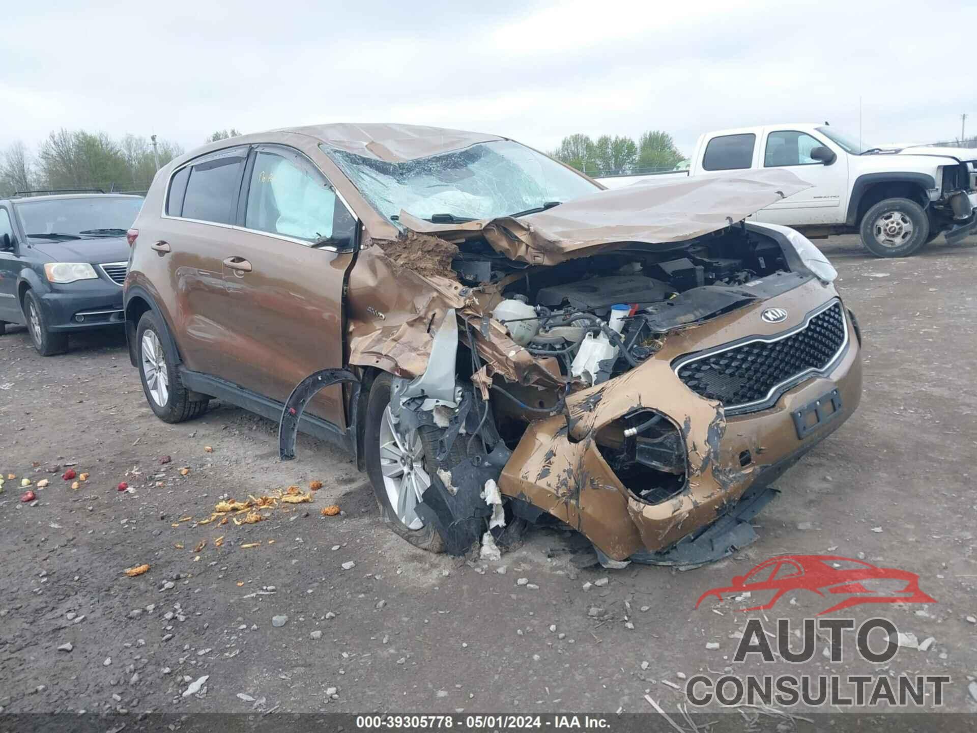 KIA SPORTAGE 2017 - KNDPMCAC0H7104519