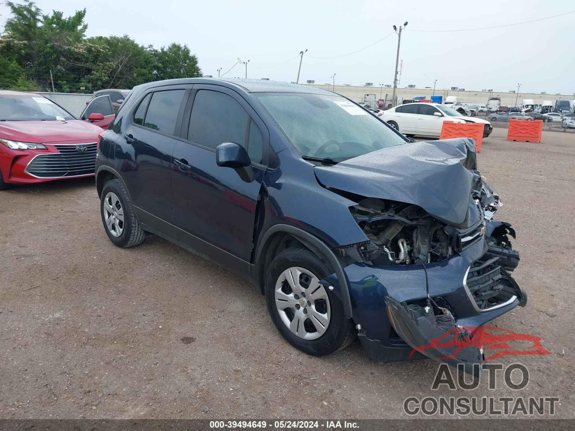 CHEVROLET TRAX 2018 - 3GNCJKSB2JL382418