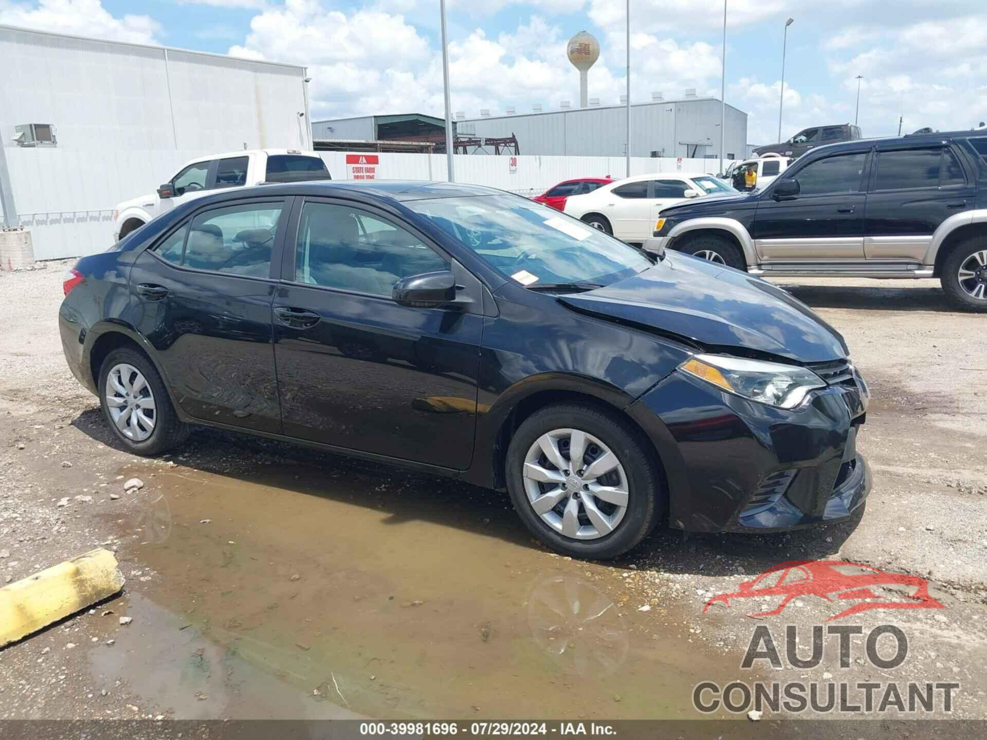 TOYOTA COROLLA 2016 - 2T1BURHE5GC498858