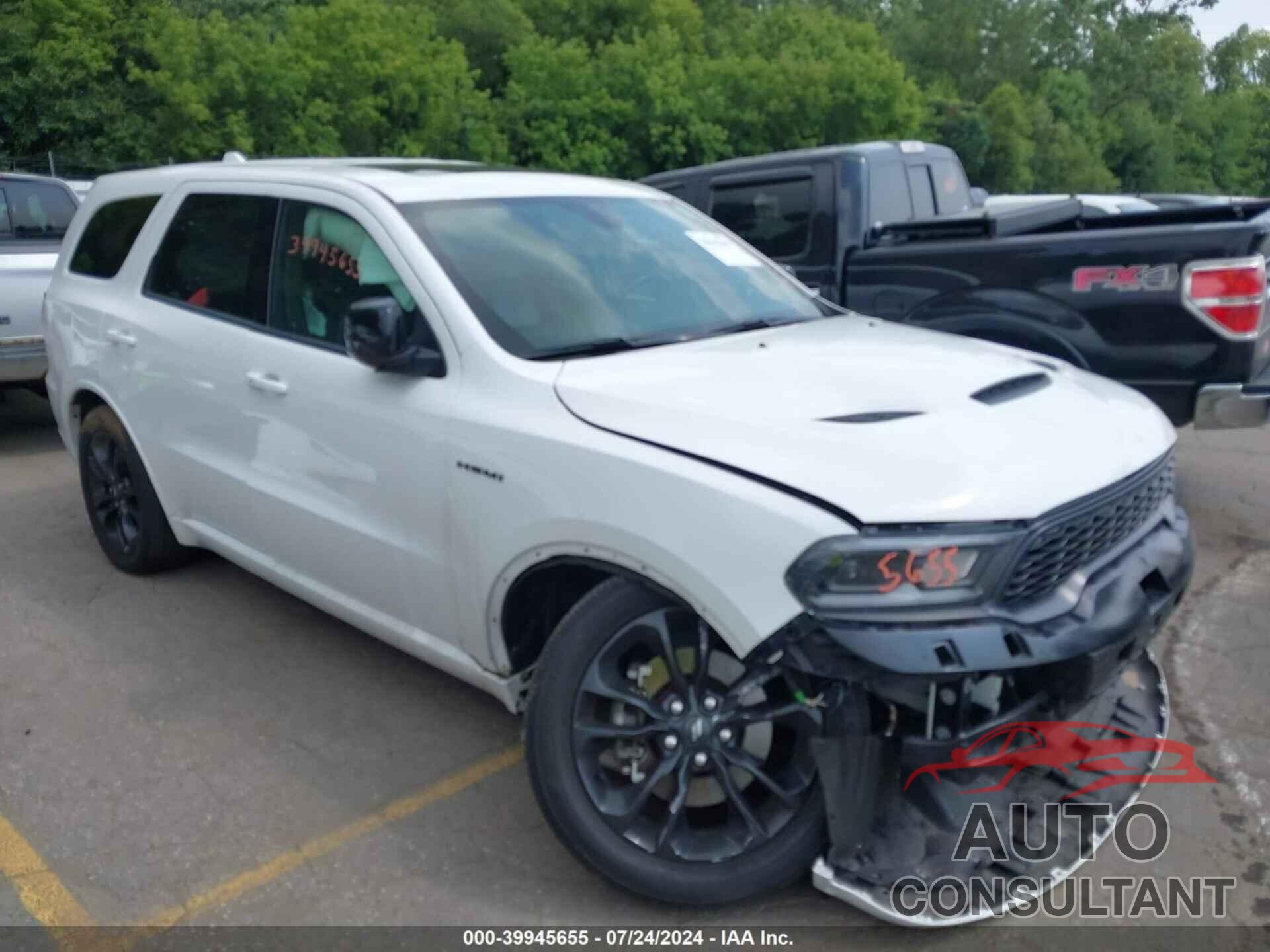 DODGE DURANGO 2021 - 1C4SDJCTXMC663721