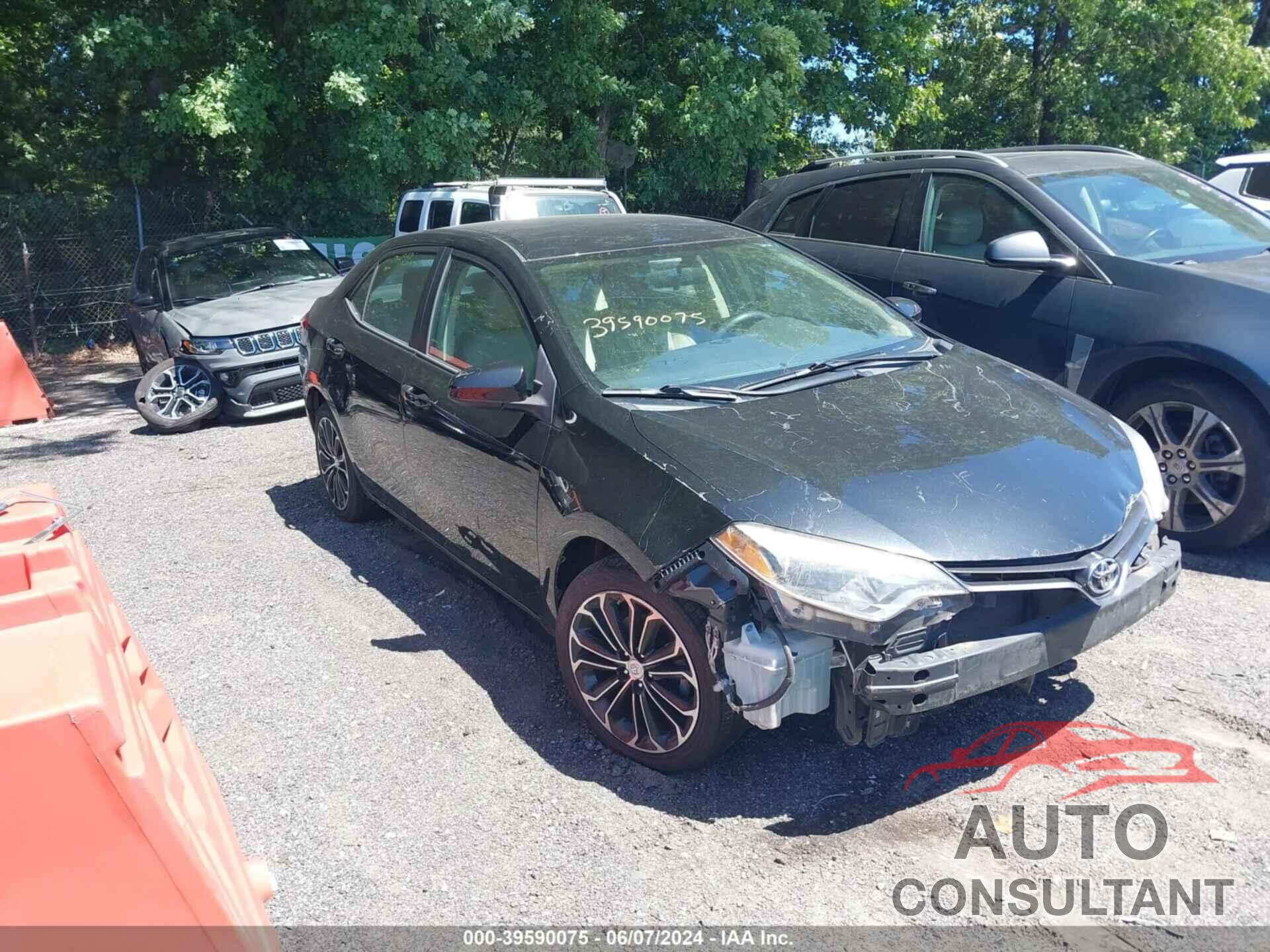 TOYOTA COROLLA 2016 - 2T1BURHE0GC606478