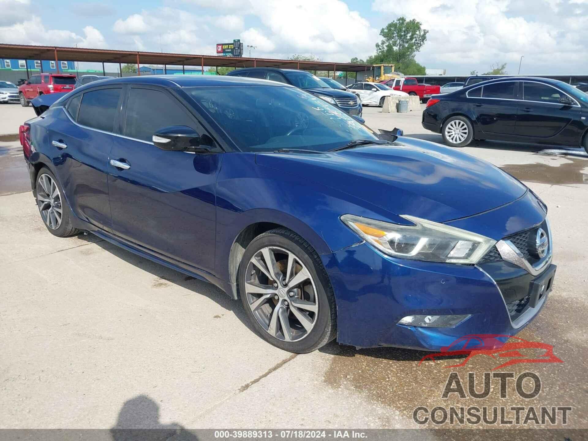 NISSAN MAXIMA 2017 - 1N4AA6APXHC408795