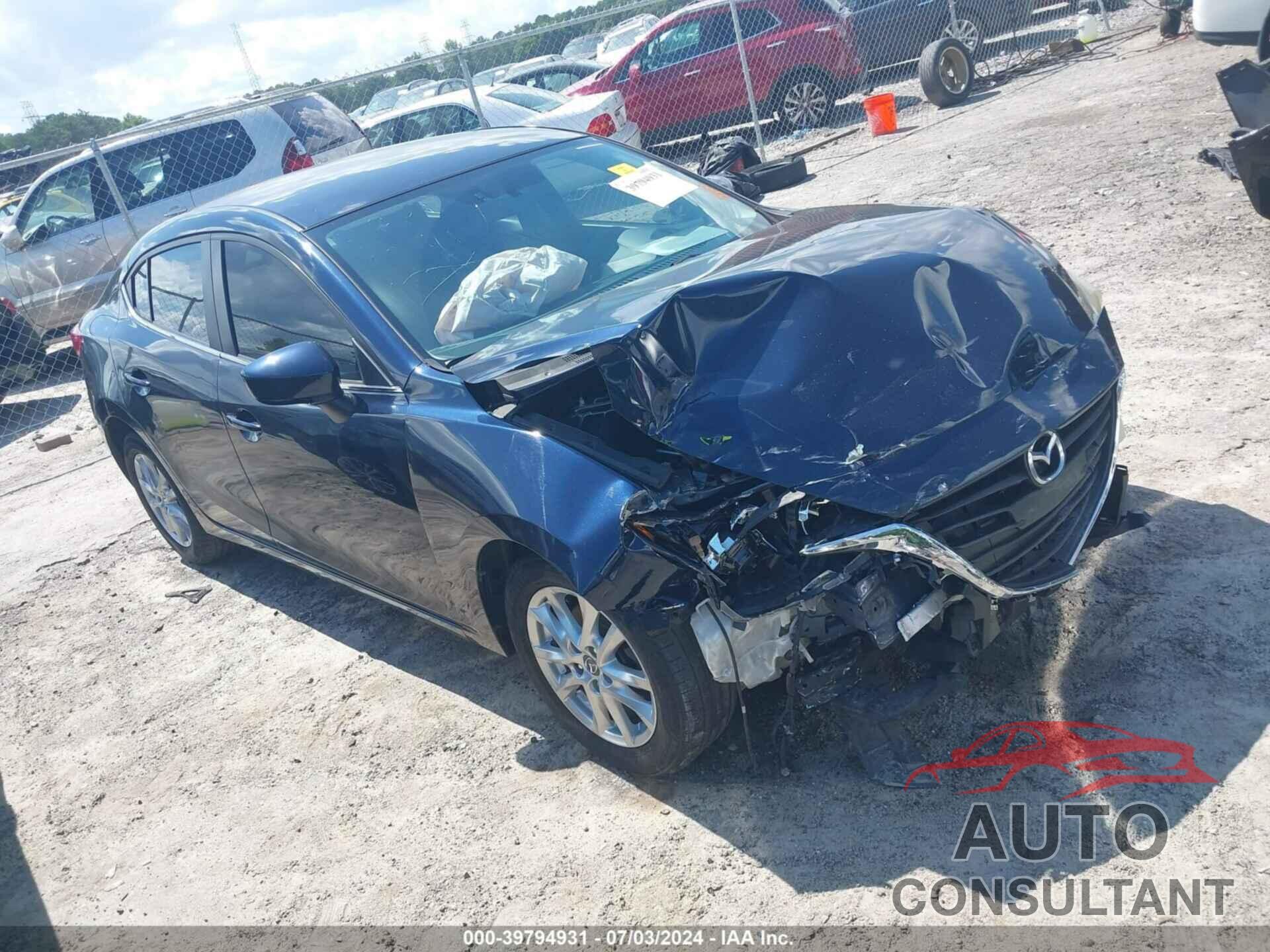 MAZDA MAZDA3 2016 - JM1BM1U73G1324249