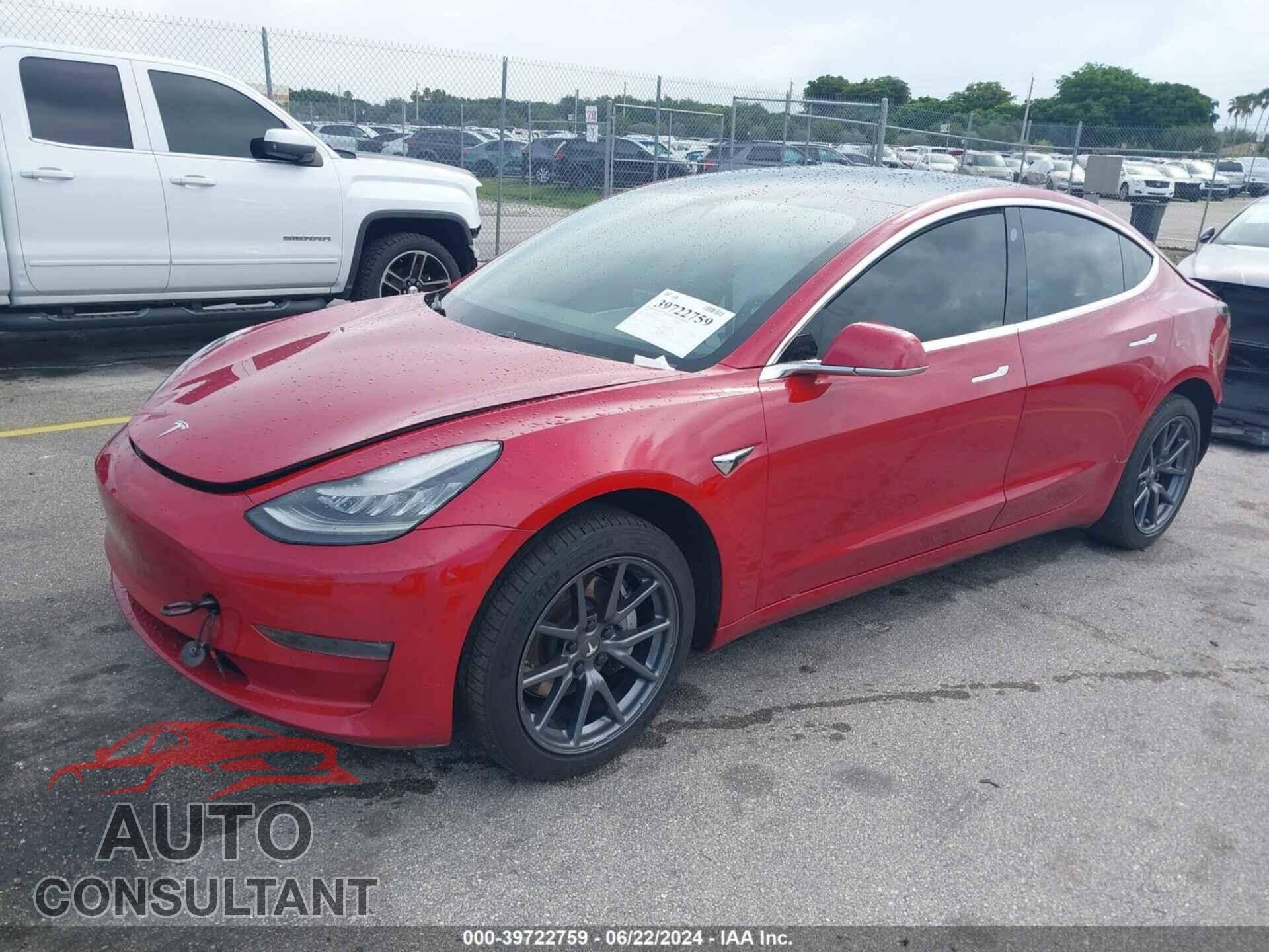TESLA MODEL 3 2019 - 5YJ3E1EA3KF332394