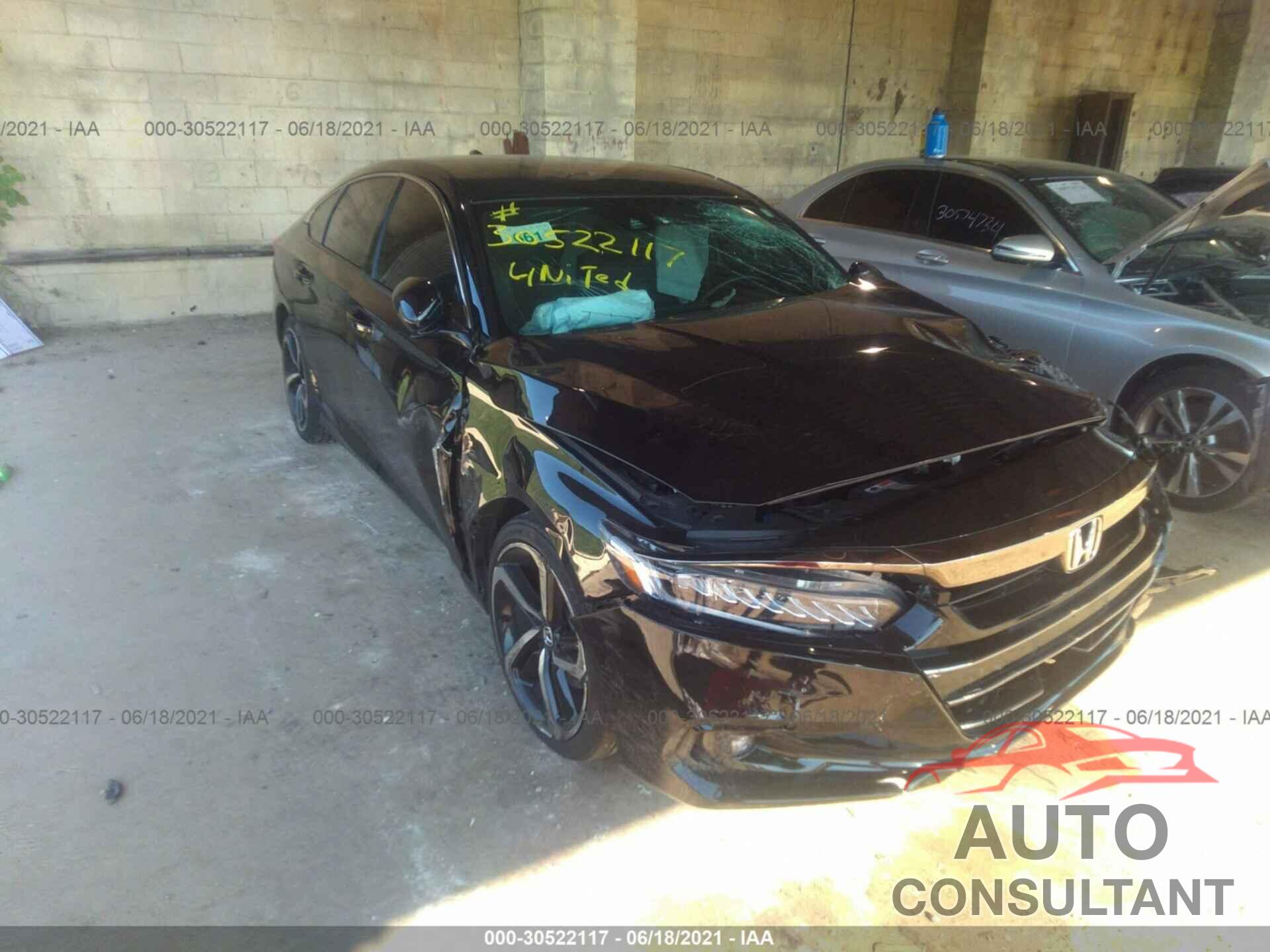 HONDA ACCORD SEDAN 2021 - 1HGCV1F39MA017936