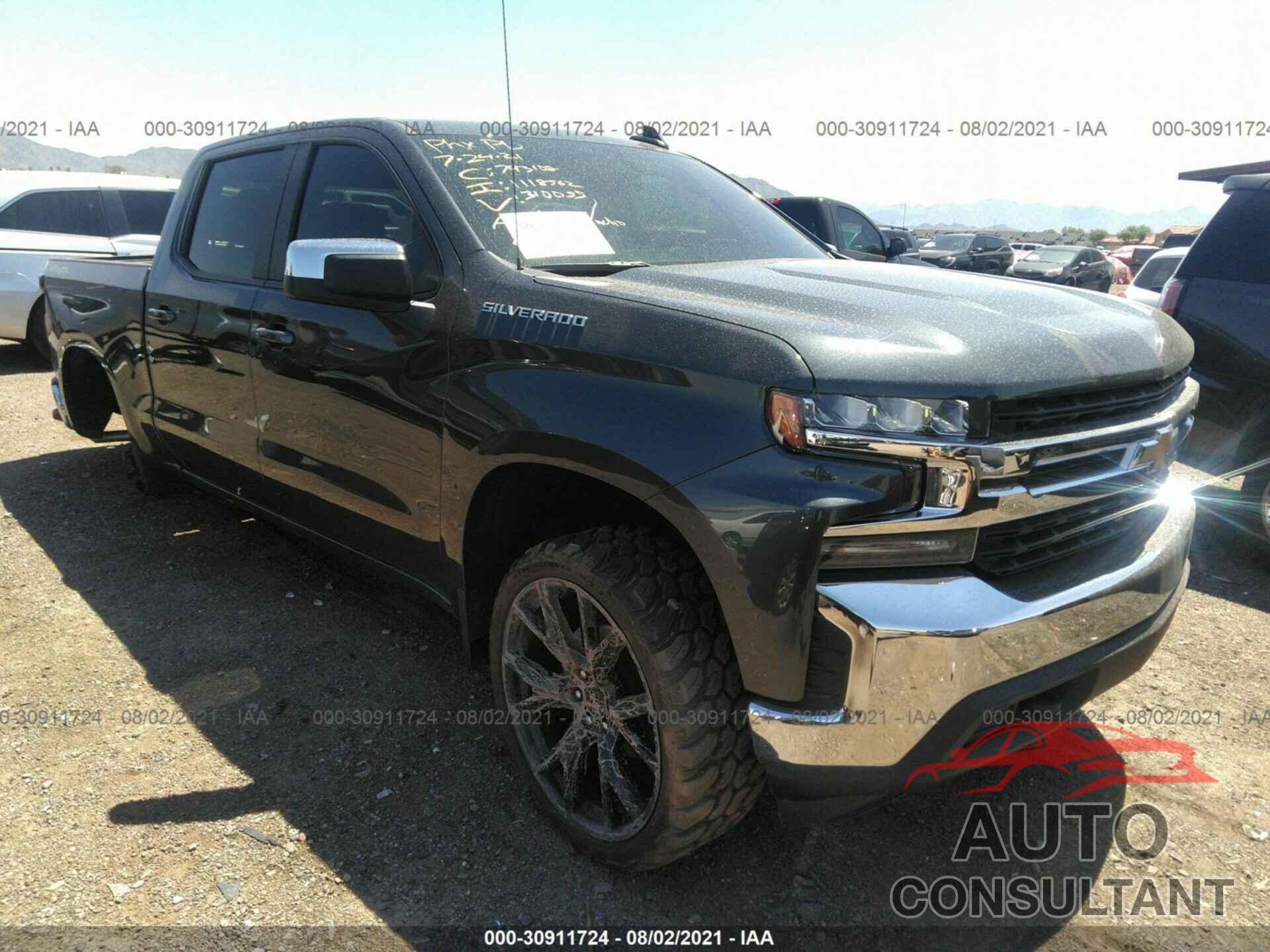 CHEVROLET SILVERADO 1500 2021 - 1GCUYDED8MZ310055