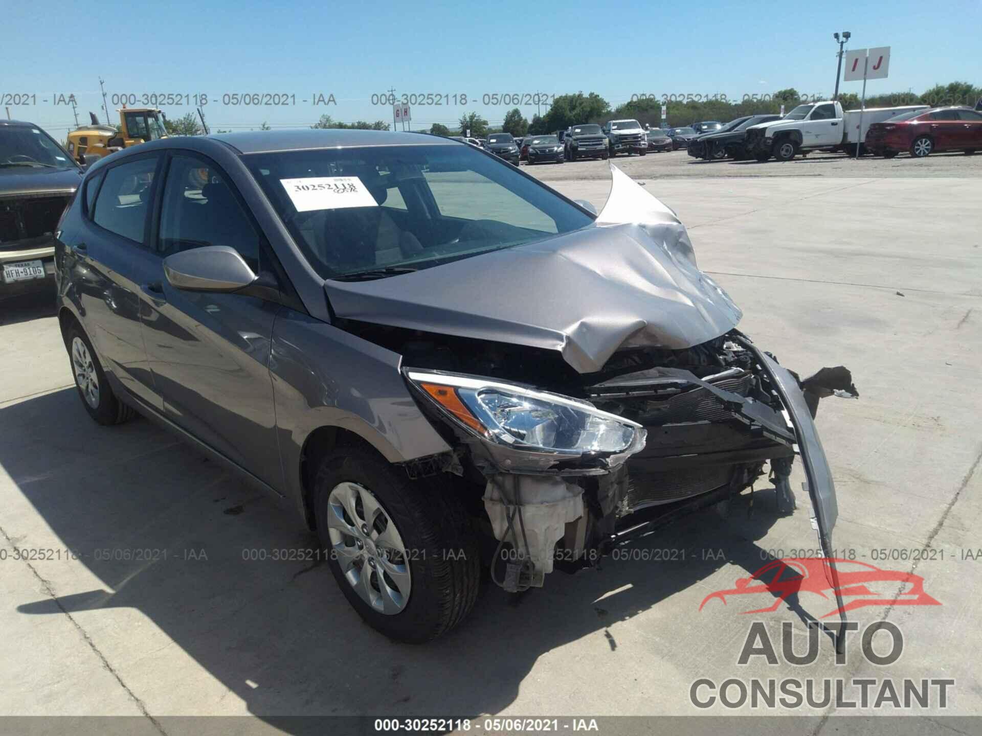 HYUNDAI ACCENT 2017 - KMHCT5AE3HU363582