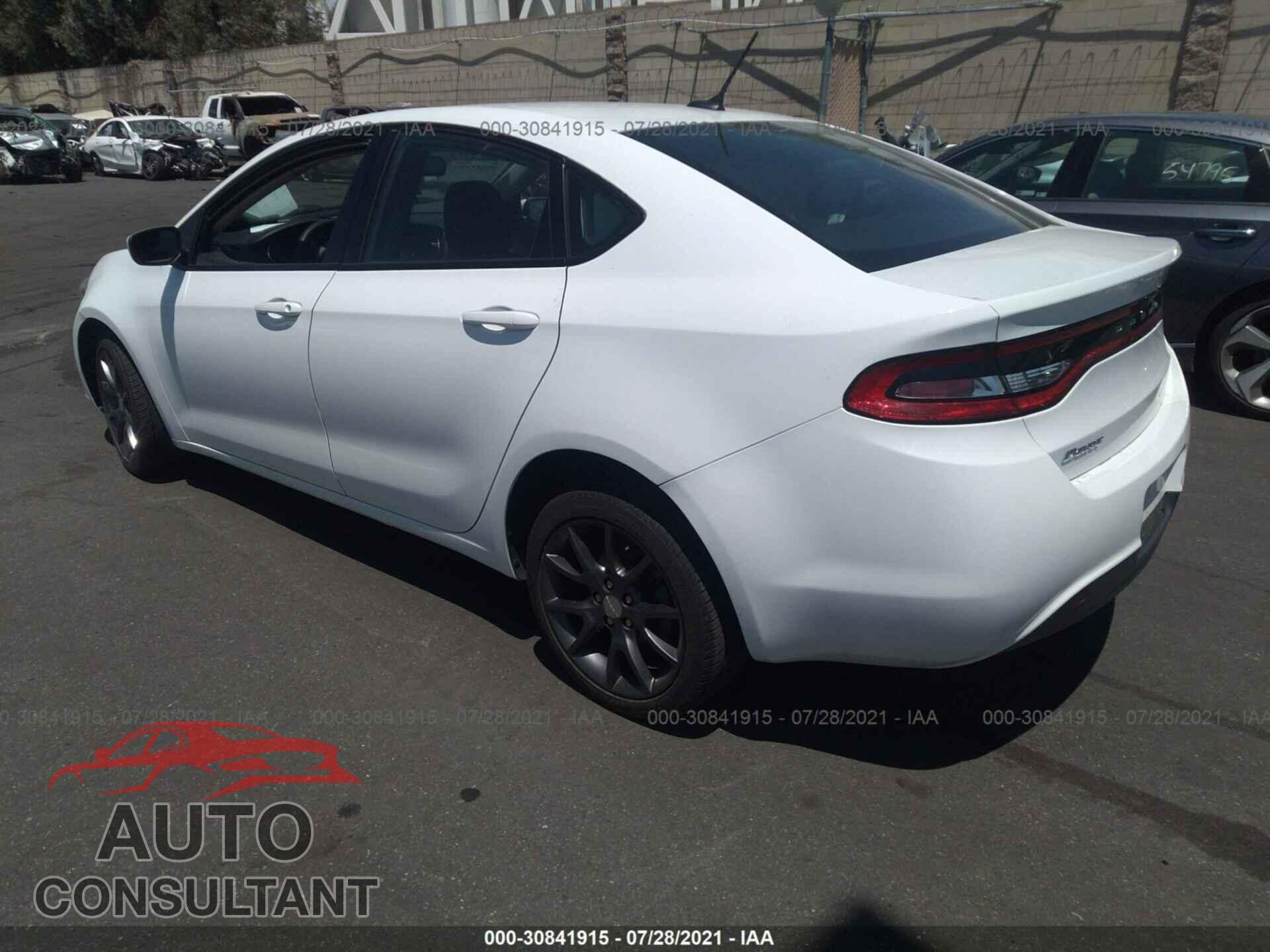 DODGE DART 2016 - 1C3CDFAA3GD607982