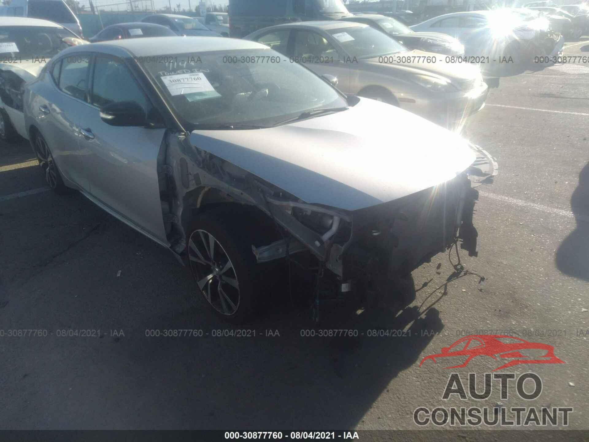 NISSAN MAXIMA 2018 - 1N4AA6AP2JC368007