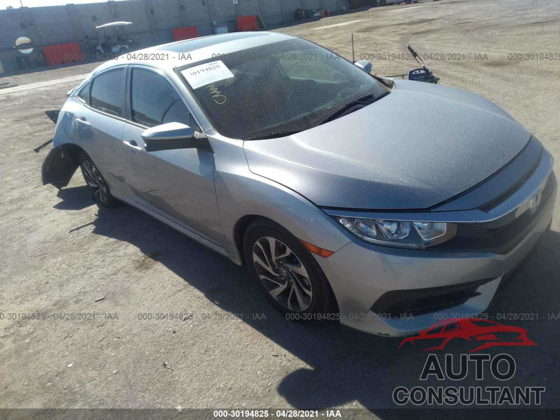 HONDA CIVIC SEDAN 2016 - 19XFC2F72GE098564