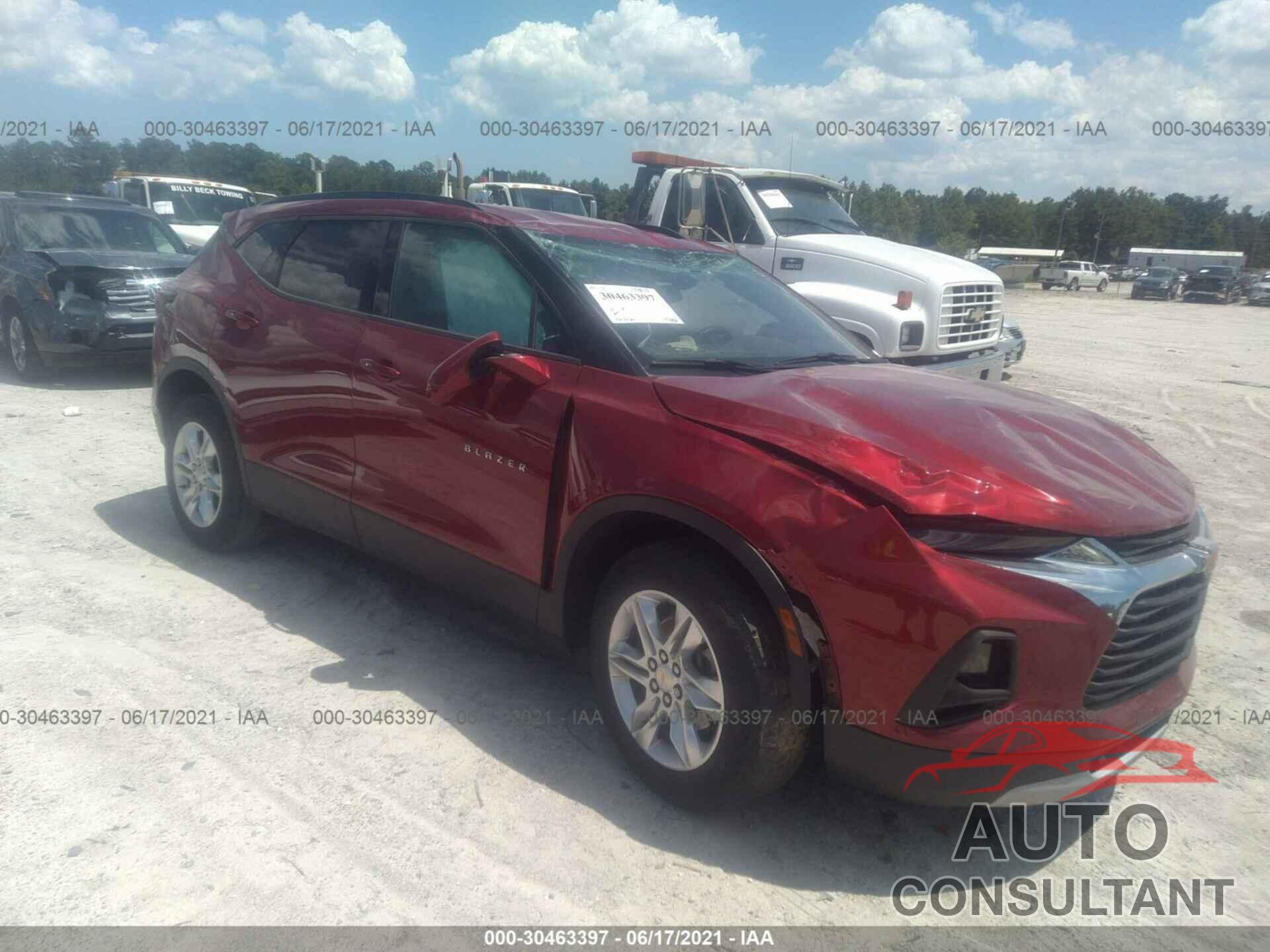 CHEVROLET BLAZER 2020 - 3GNKBBRAXLS572661