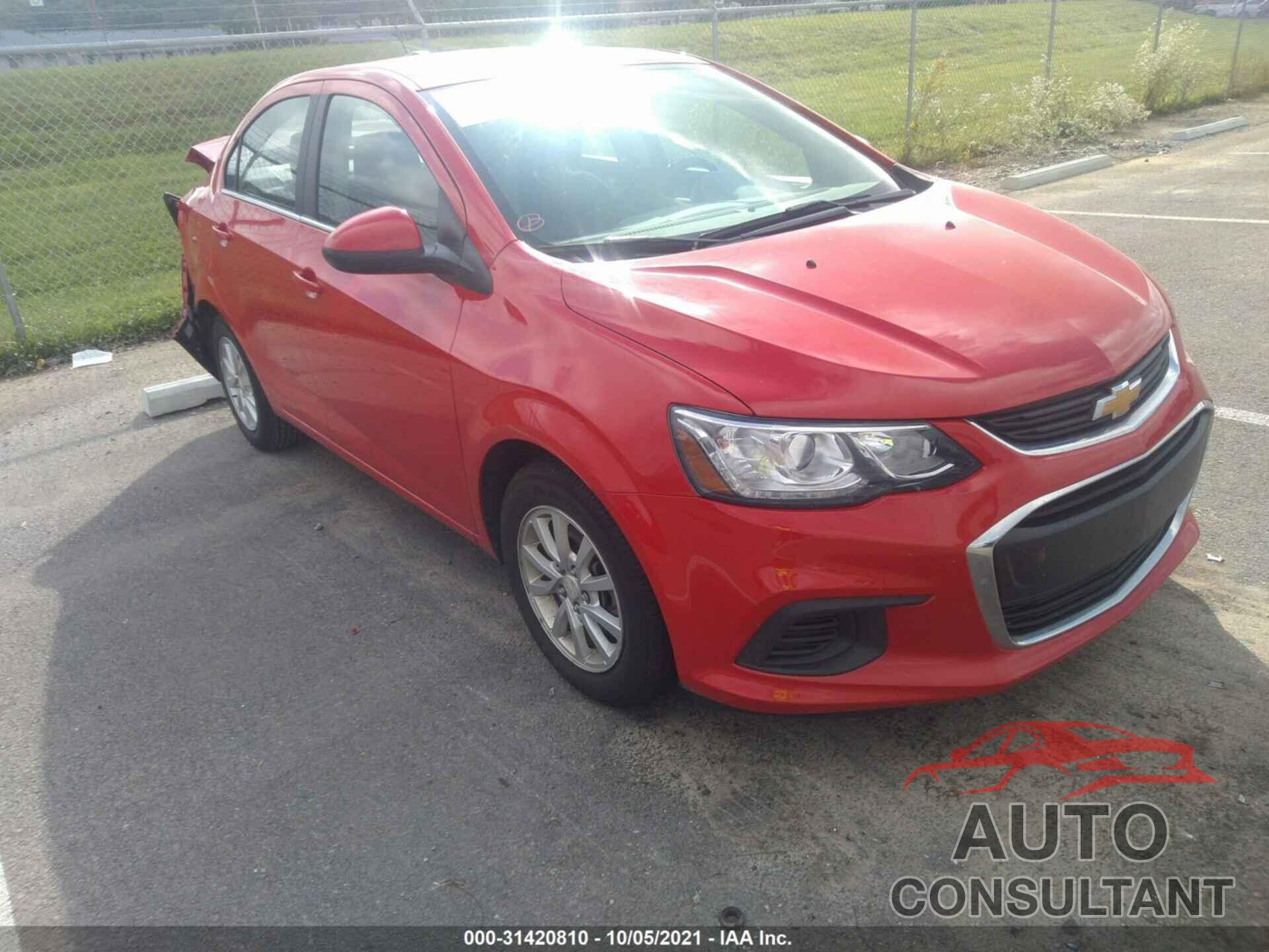 CHEVROLET SONIC 2019 - 1G1JD5SB5K4149187