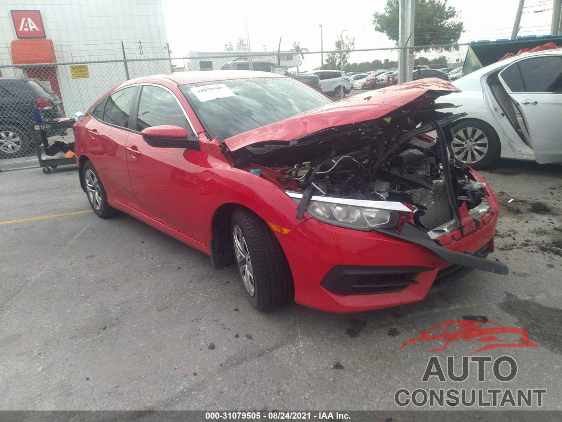 HONDA CIVIC SEDAN 2016 - 2HGFC2F57GH552473